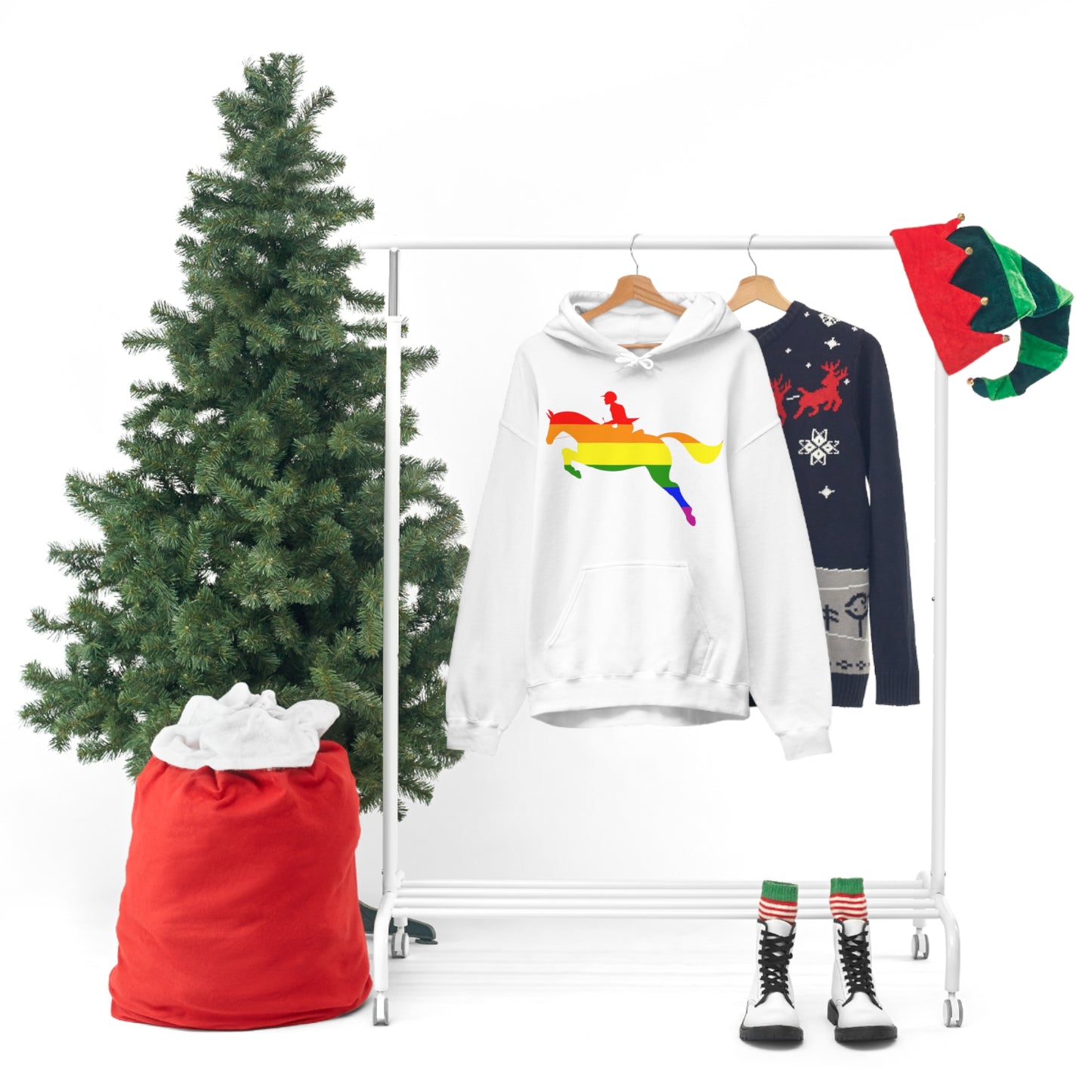PRIDE, LOVE, and HORSES Hooded Sweatshirt