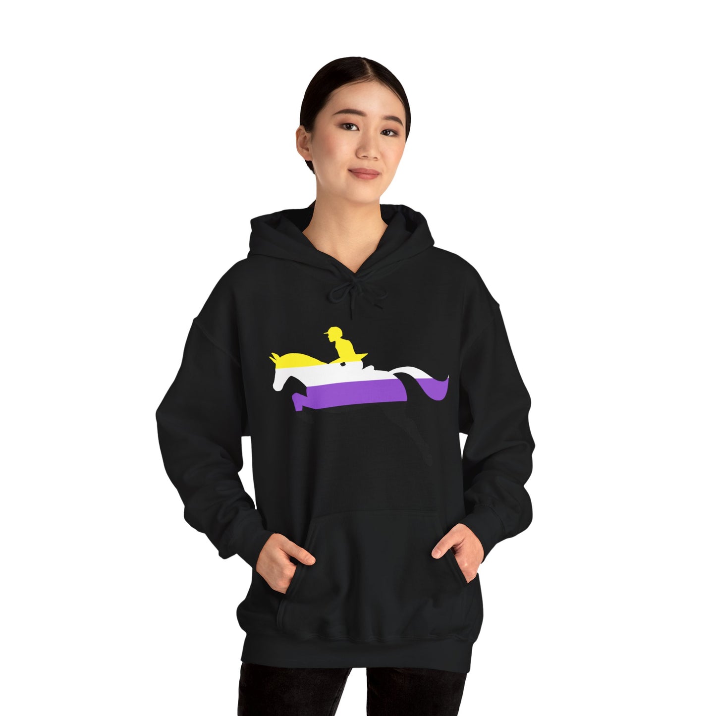 Nonbinary - PRIDE & HORSES Hooded Sweatshirt