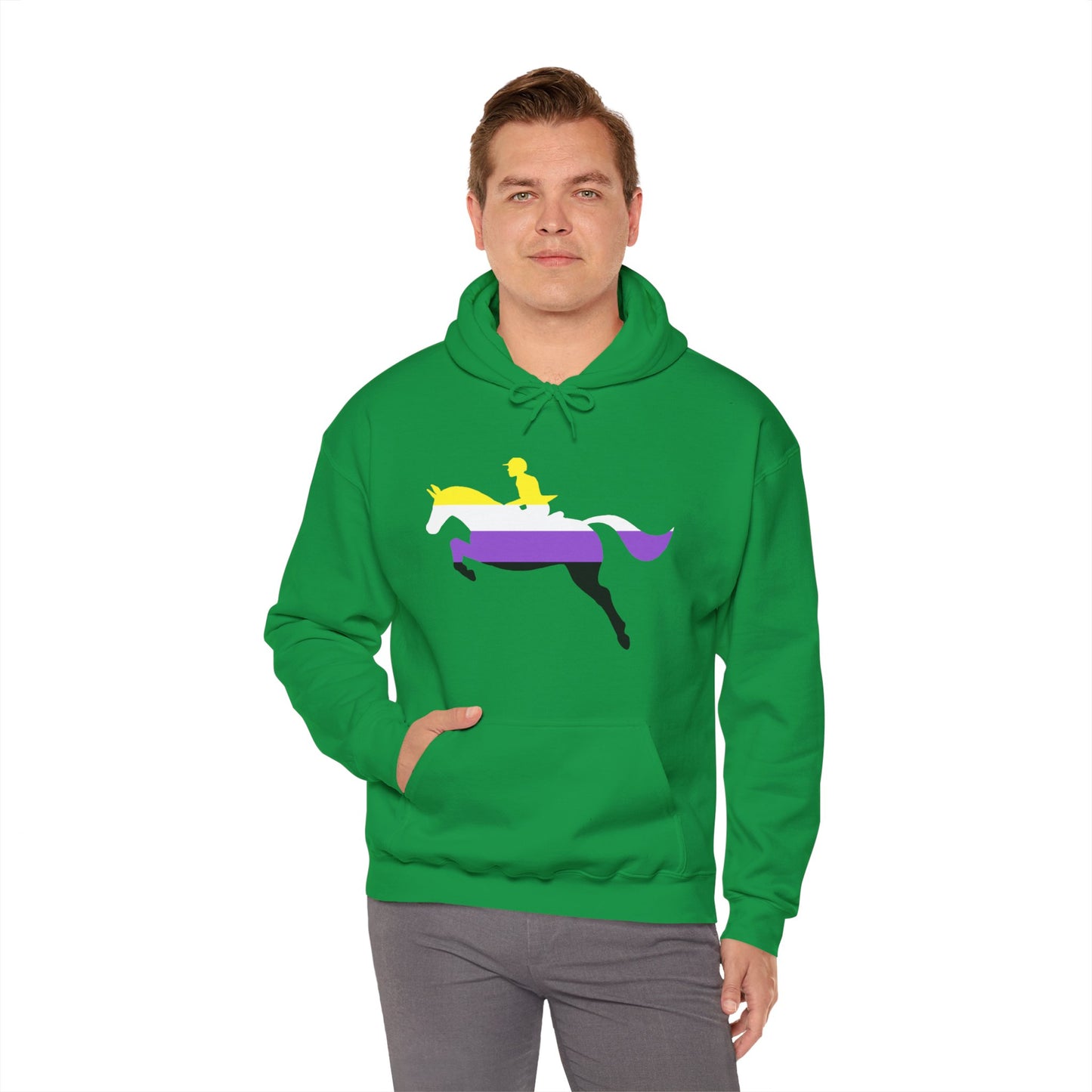 Nonbinary - PRIDE & HORSES Hooded Sweatshirt