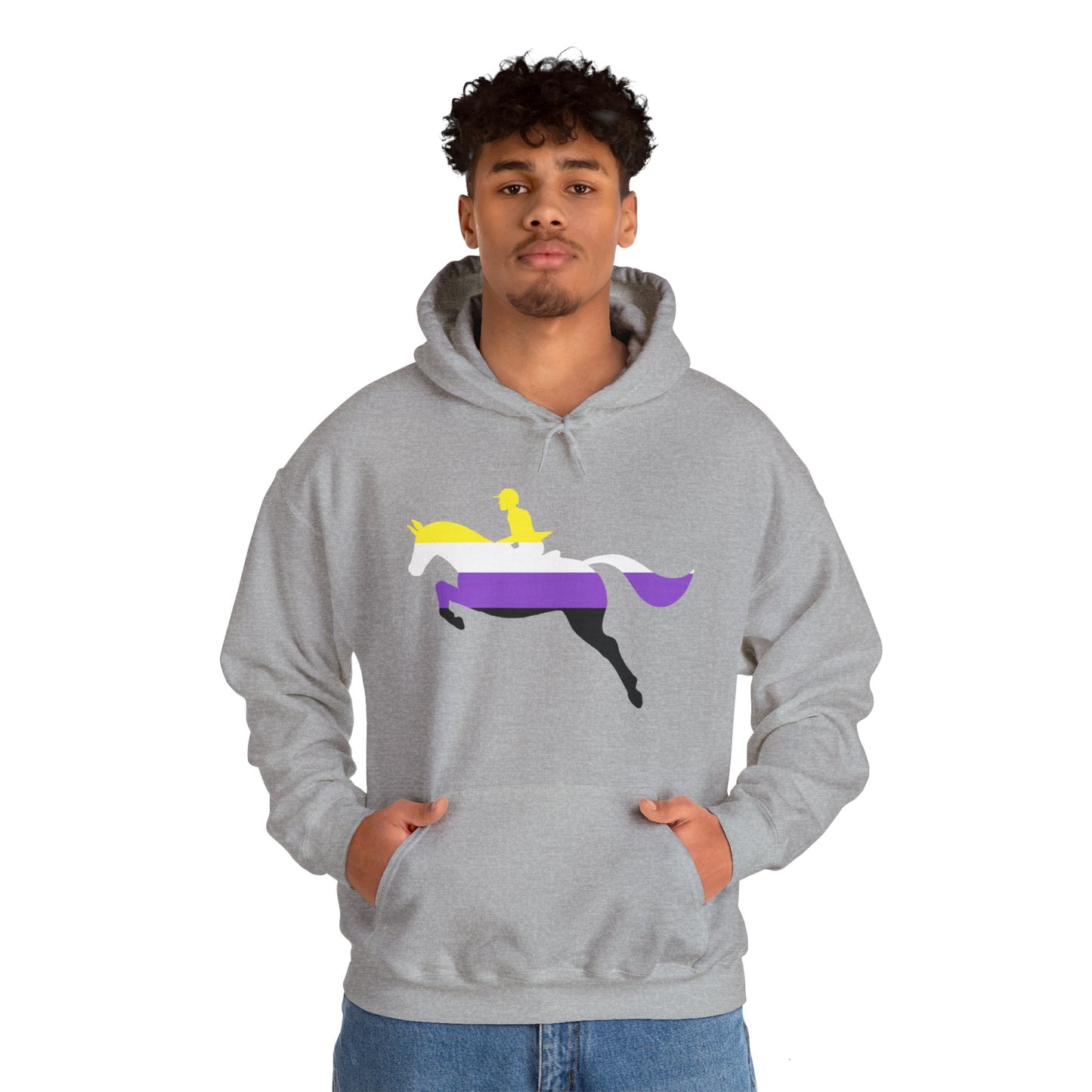 Nonbinary - PRIDE & HORSES Hooded Sweatshirt