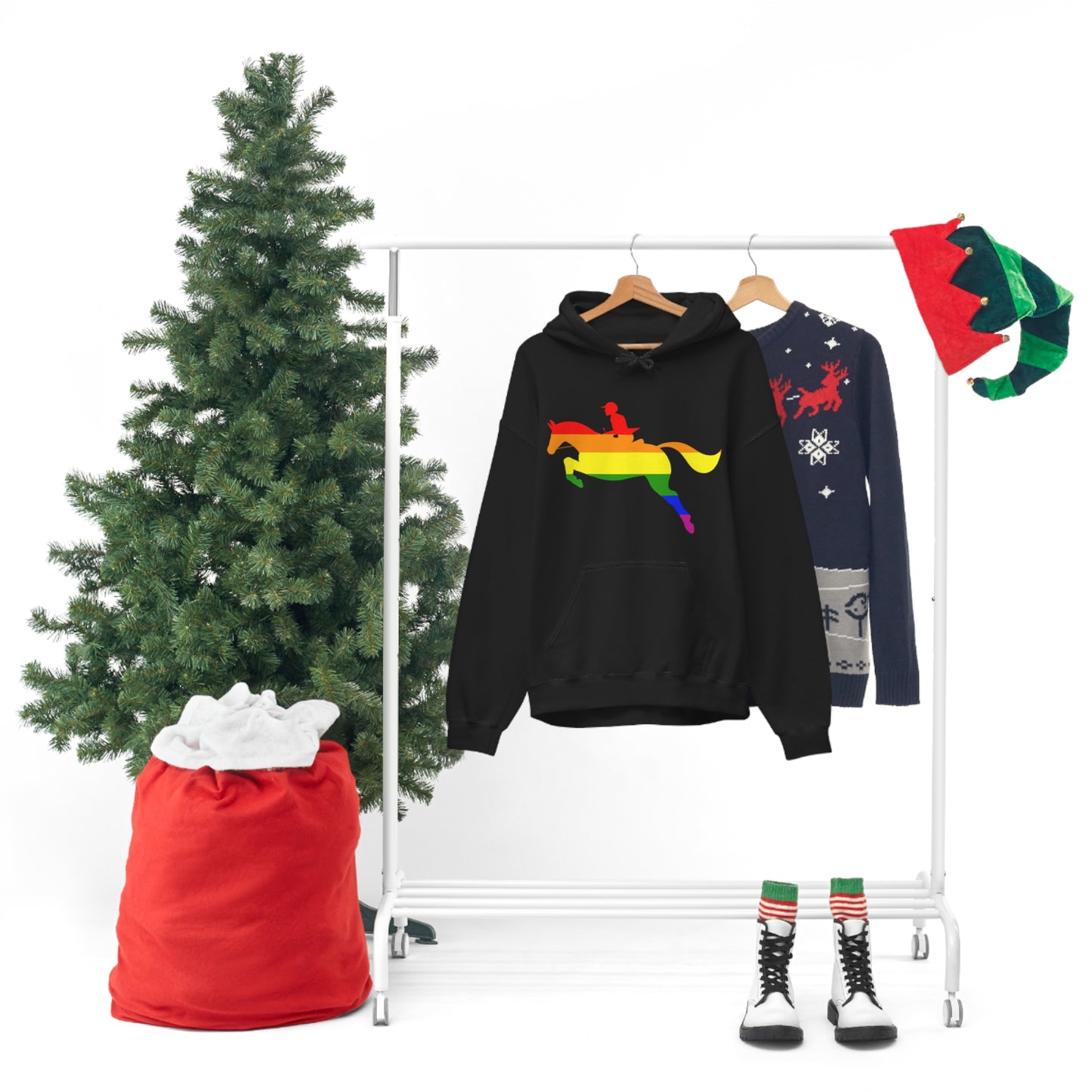 PRIDE, LOVE, and HORSES Hooded Sweatshirt