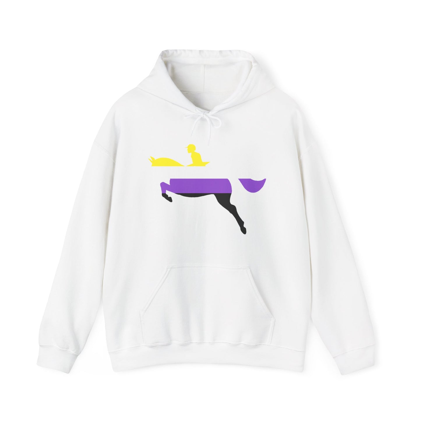 Nonbinary - PRIDE & HORSES Hooded Sweatshirt