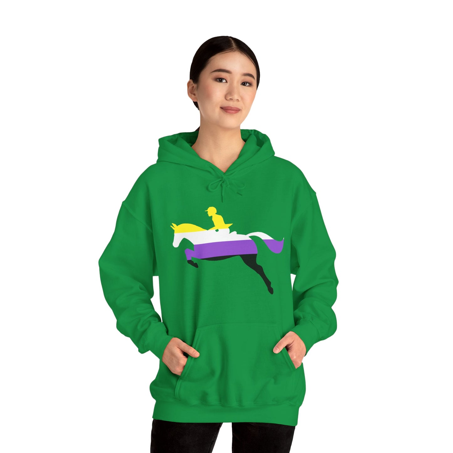 Nonbinary - PRIDE & HORSES Hooded Sweatshirt