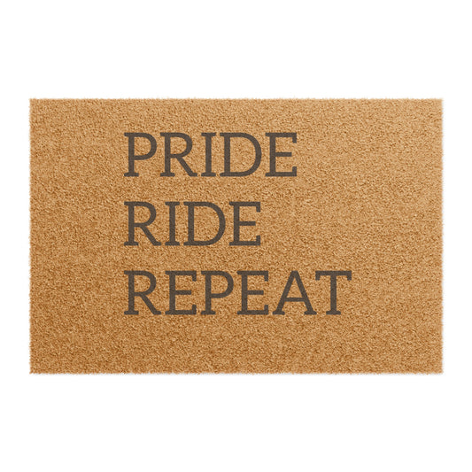 Pride Ride Repeat Doormat