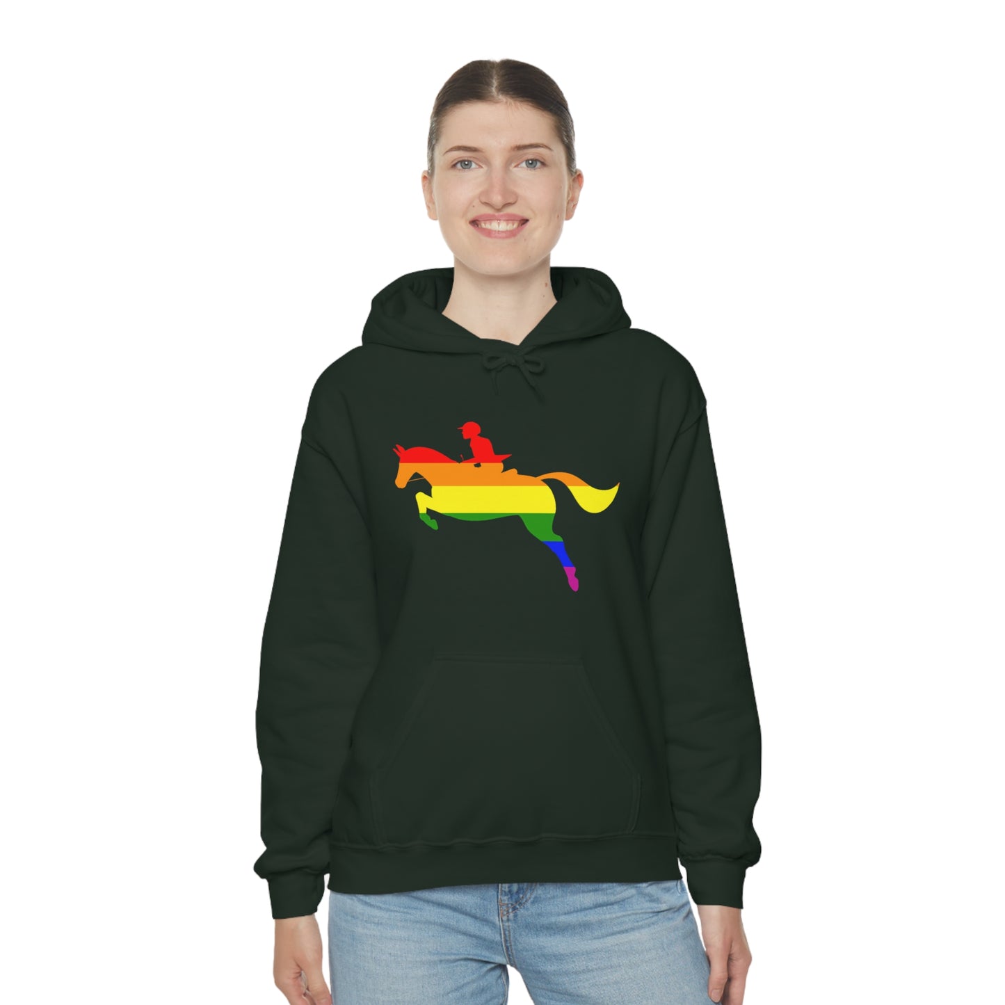 PRIDE, LOVE, and HORSES Hooded Sweatshirt