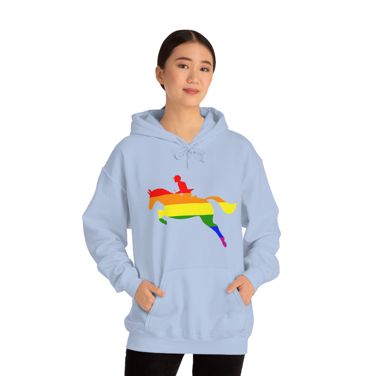 PRIDE, LOVE, and HORSES Hooded Sweatshirt