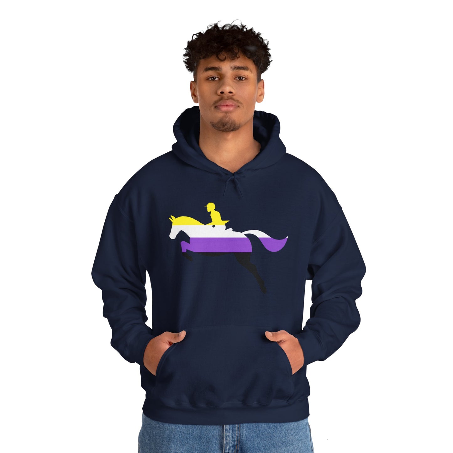 Nonbinary - PRIDE & HORSES Hooded Sweatshirt
