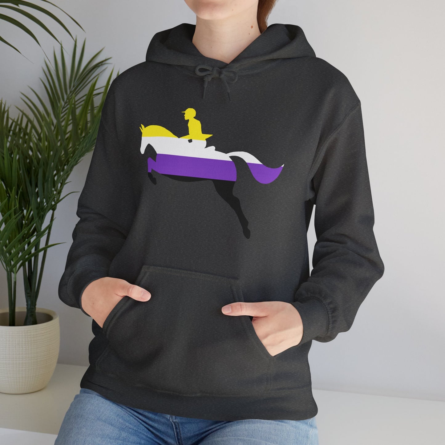 Nonbinary - PRIDE & HORSES Hooded Sweatshirt