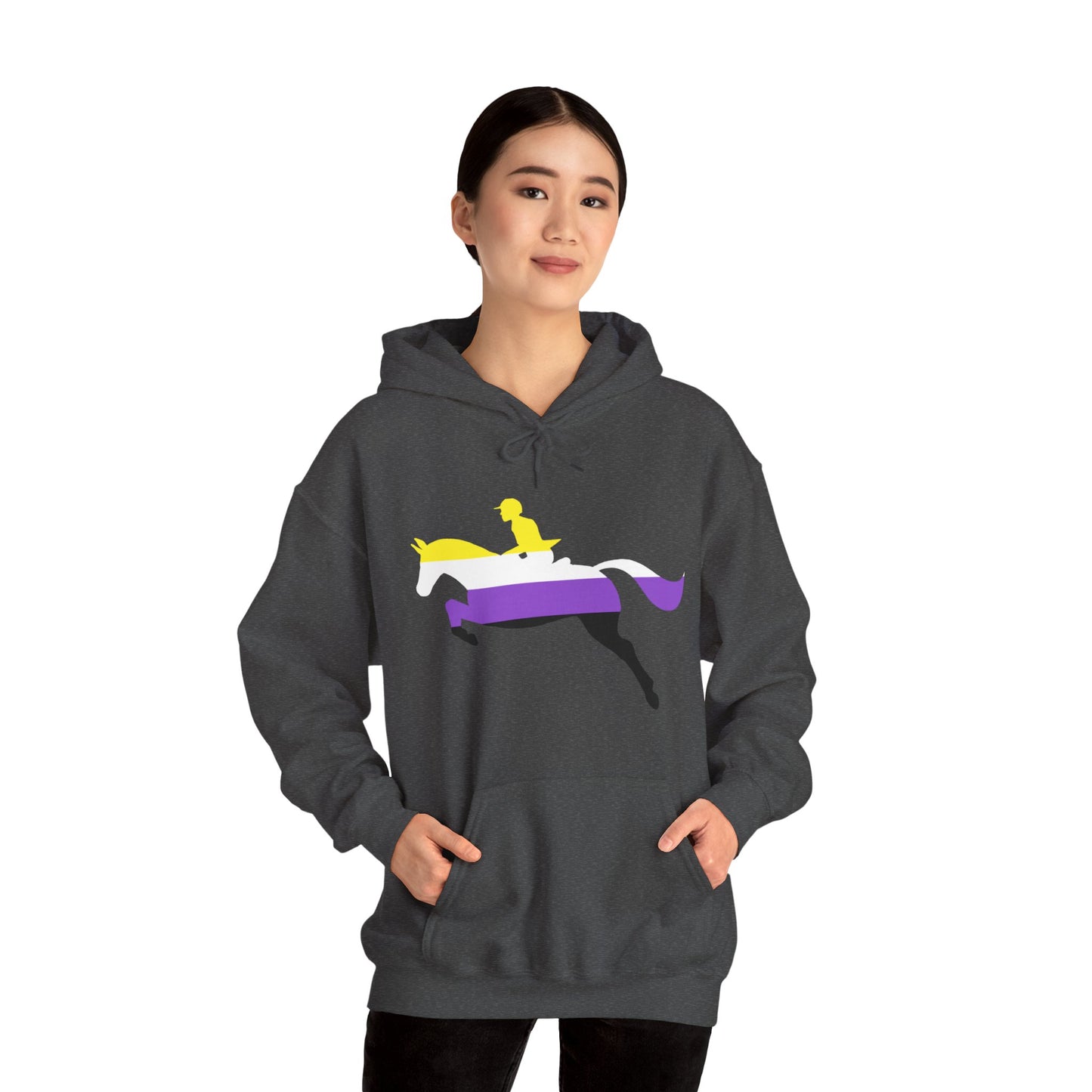 Nonbinary - PRIDE & HORSES Hooded Sweatshirt