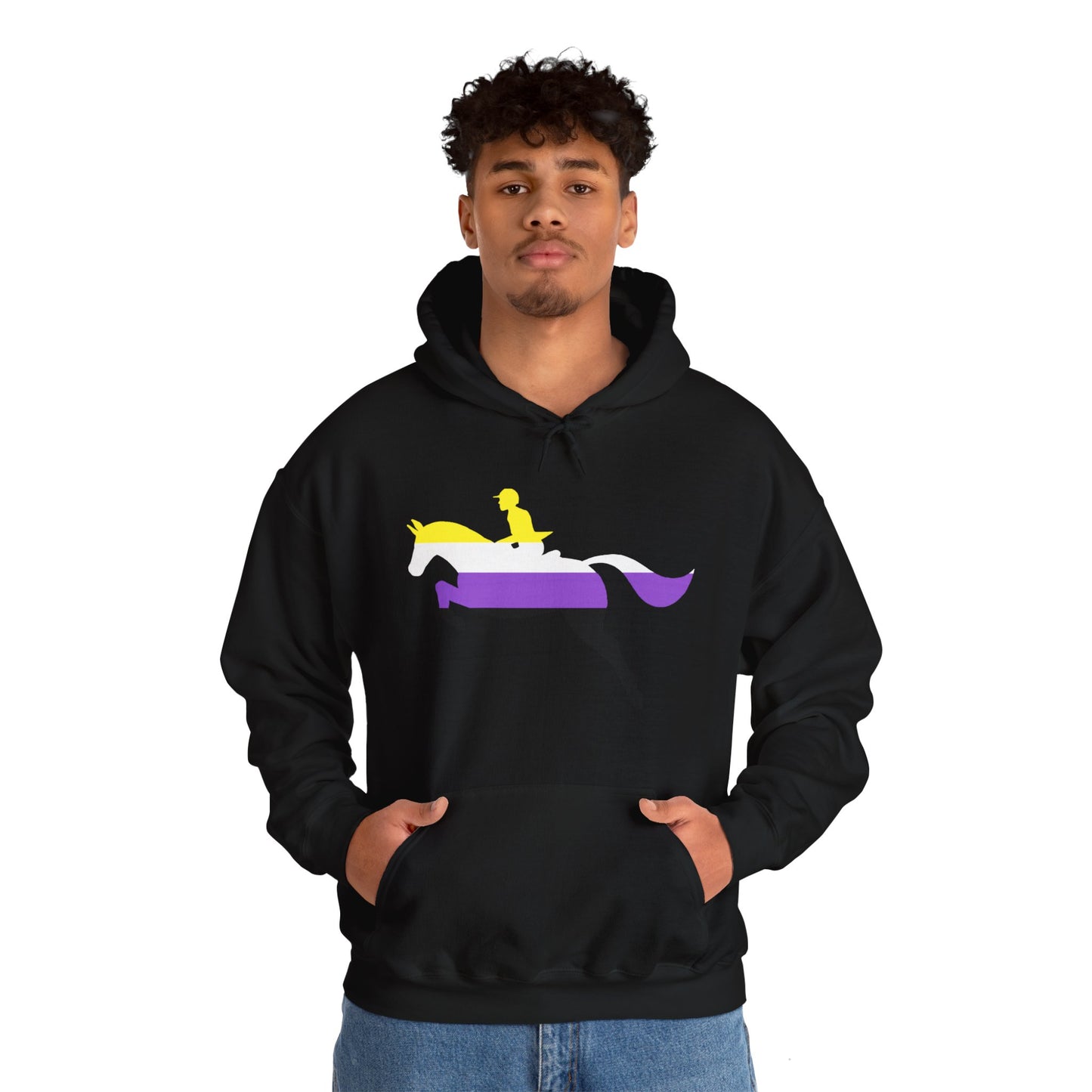 Nonbinary - PRIDE & HORSES Hooded Sweatshirt