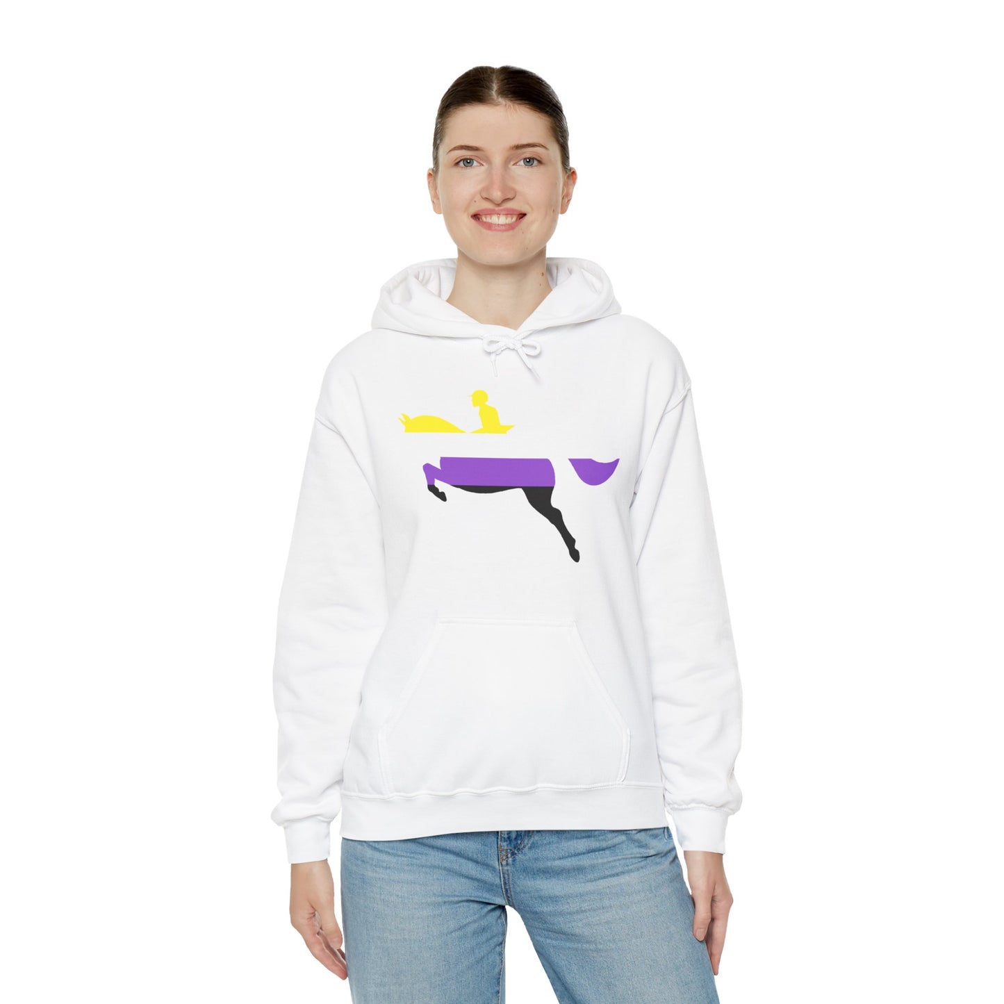 Nonbinary - PRIDE & HORSES Hooded Sweatshirt