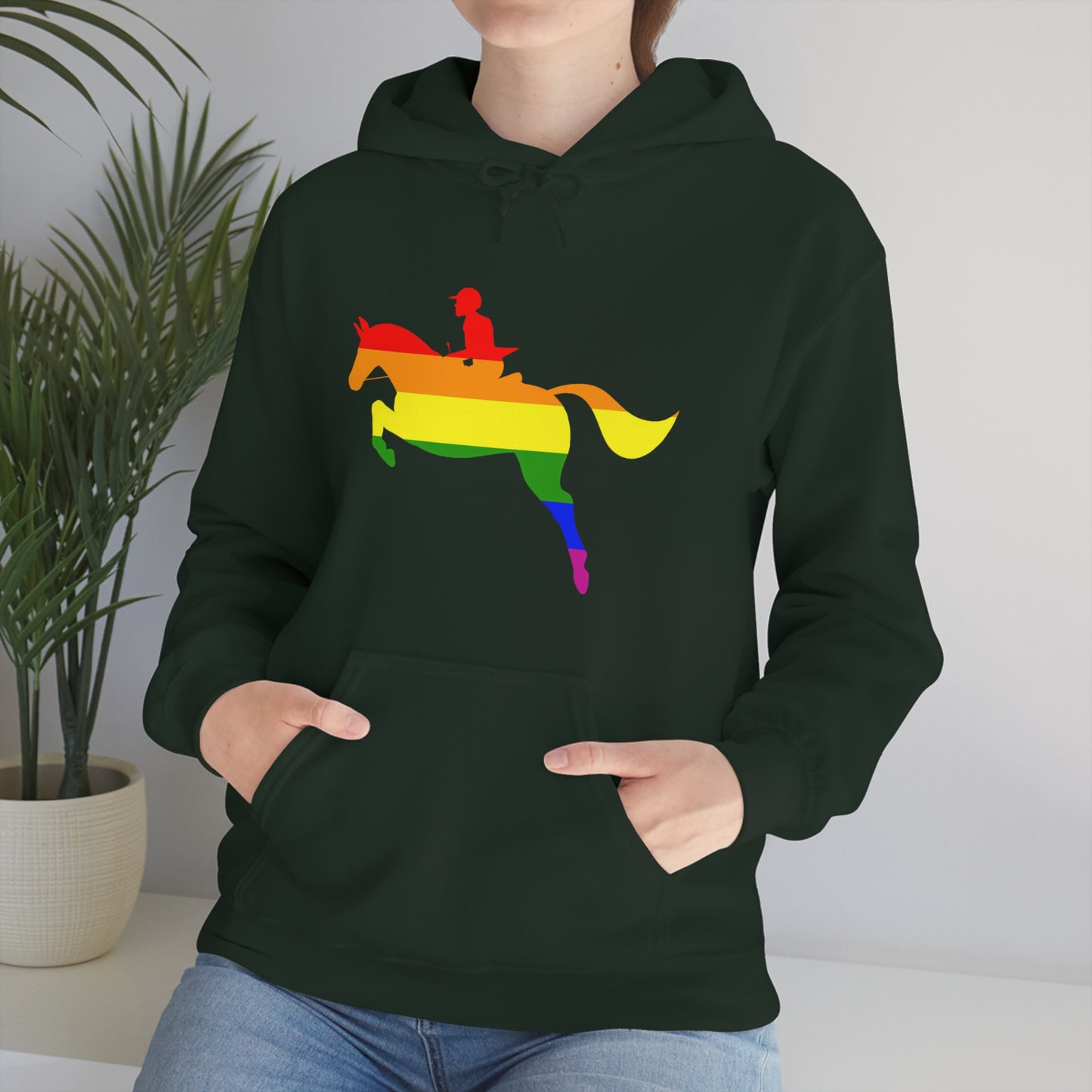 PRIDE, LOVE, and HORSES Hooded Sweatshirt