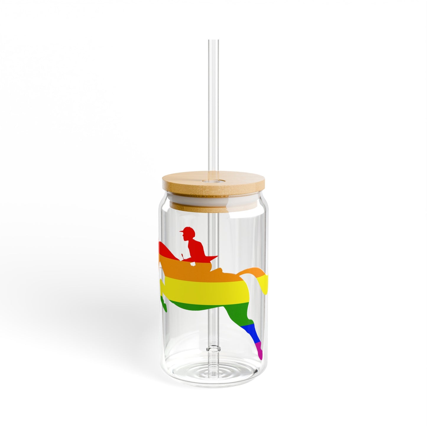 PRIDE JUMP Sipper Glass, 16oz