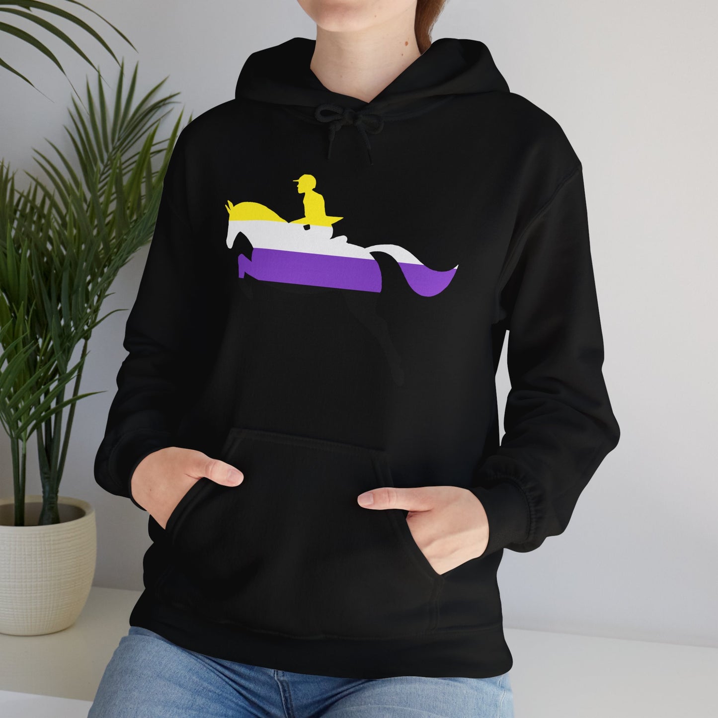 Nonbinary - PRIDE & HORSES Hooded Sweatshirt