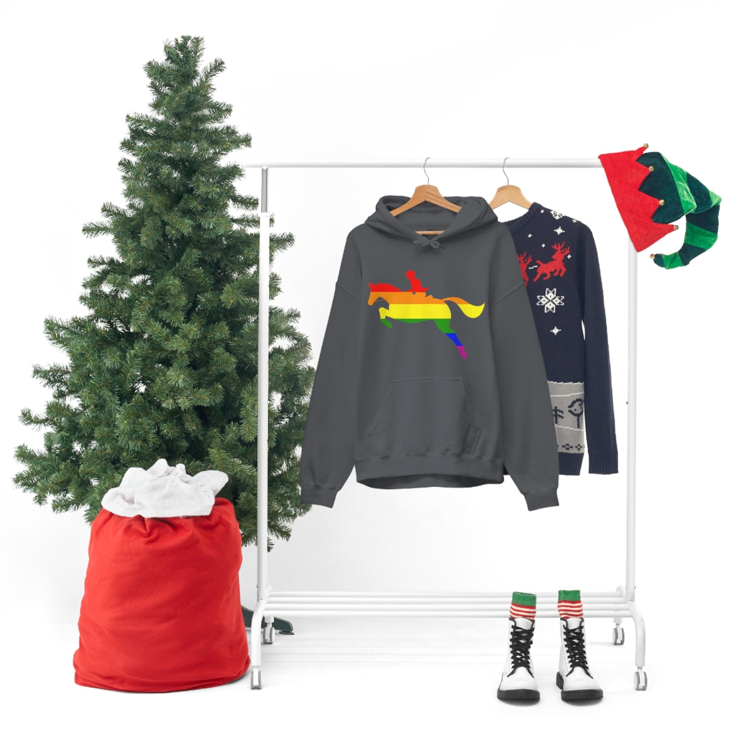 PRIDE, LOVE, and HORSES Hooded Sweatshirt