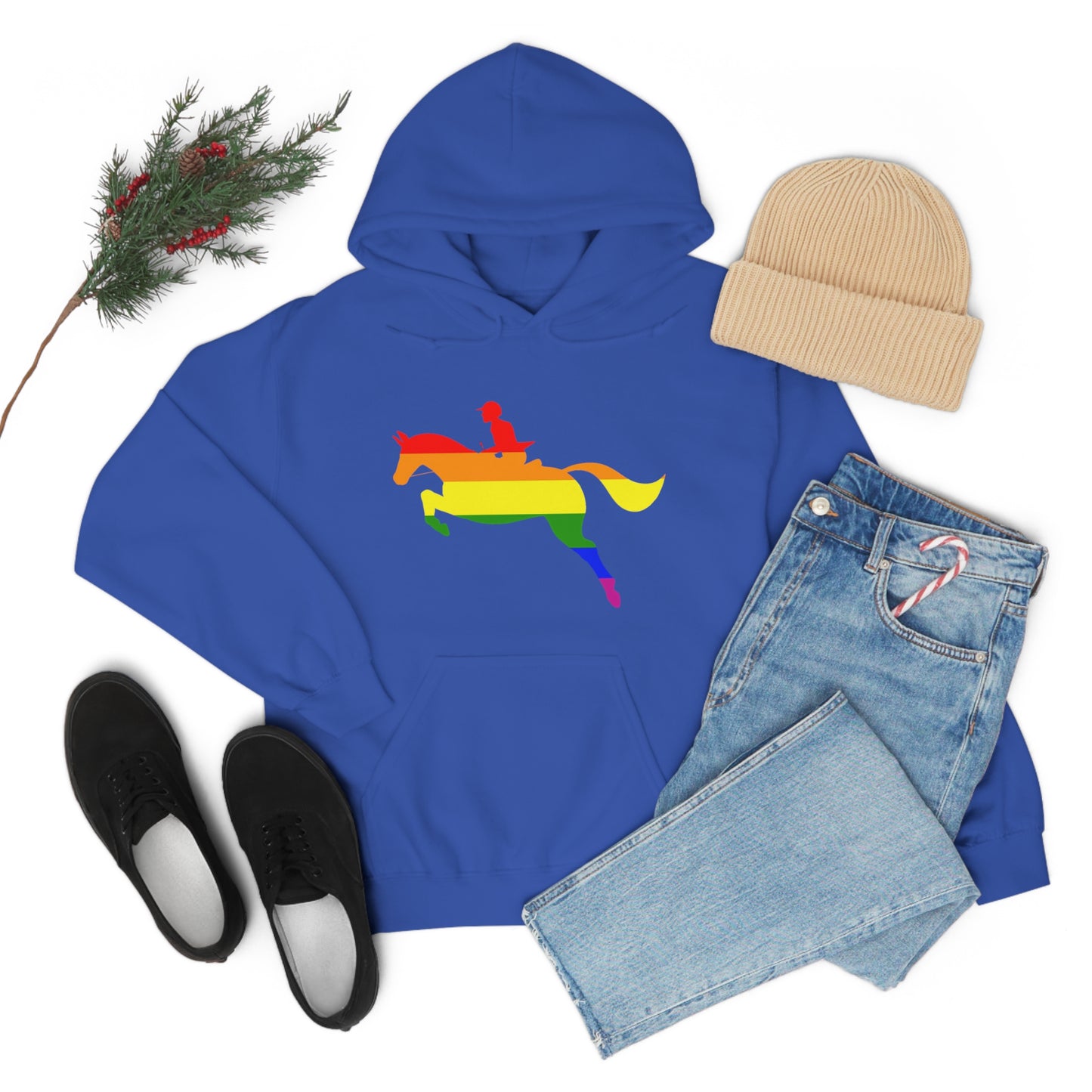 PRIDE, LOVE, and HORSES Hooded Sweatshirt