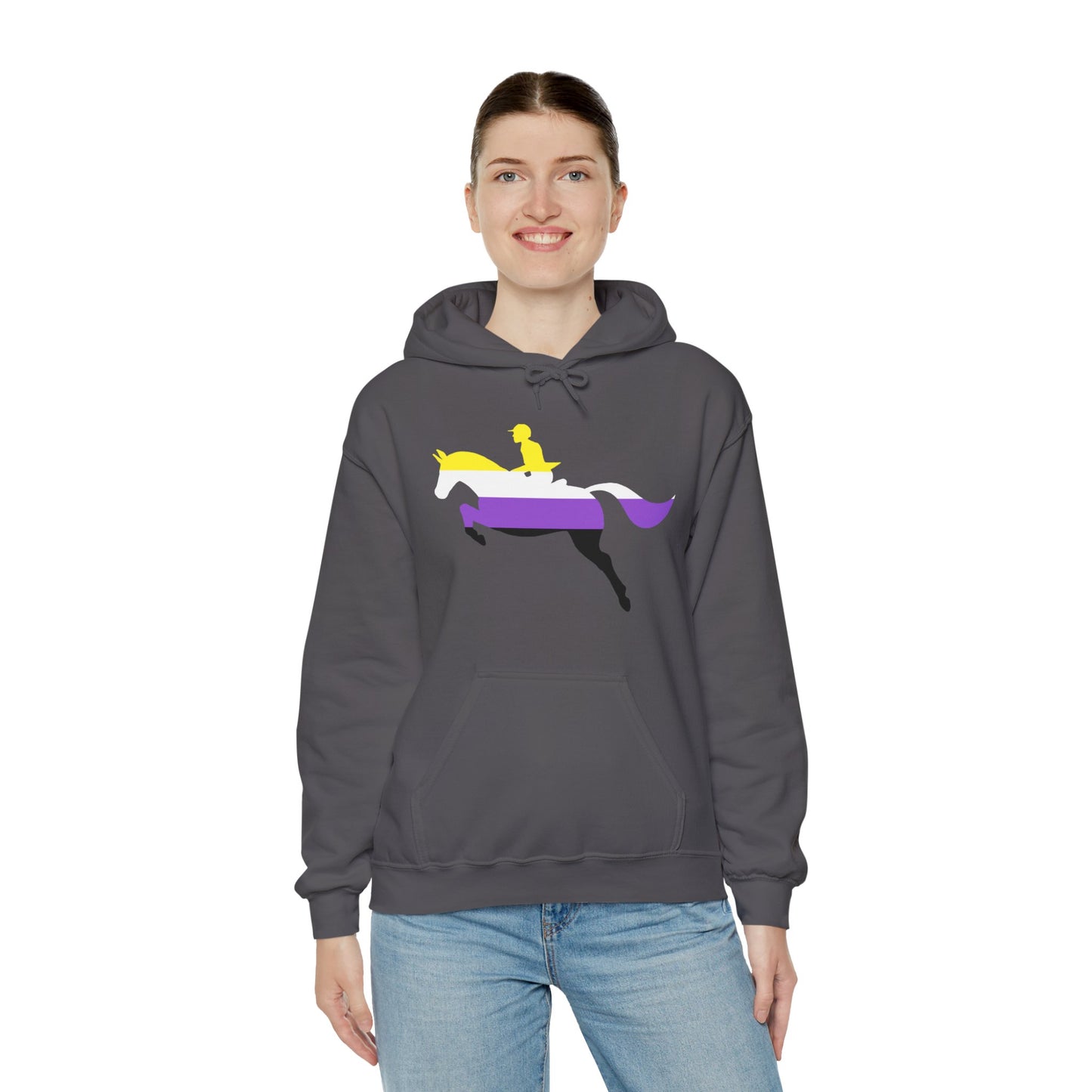 Nonbinary - PRIDE & HORSES Hooded Sweatshirt