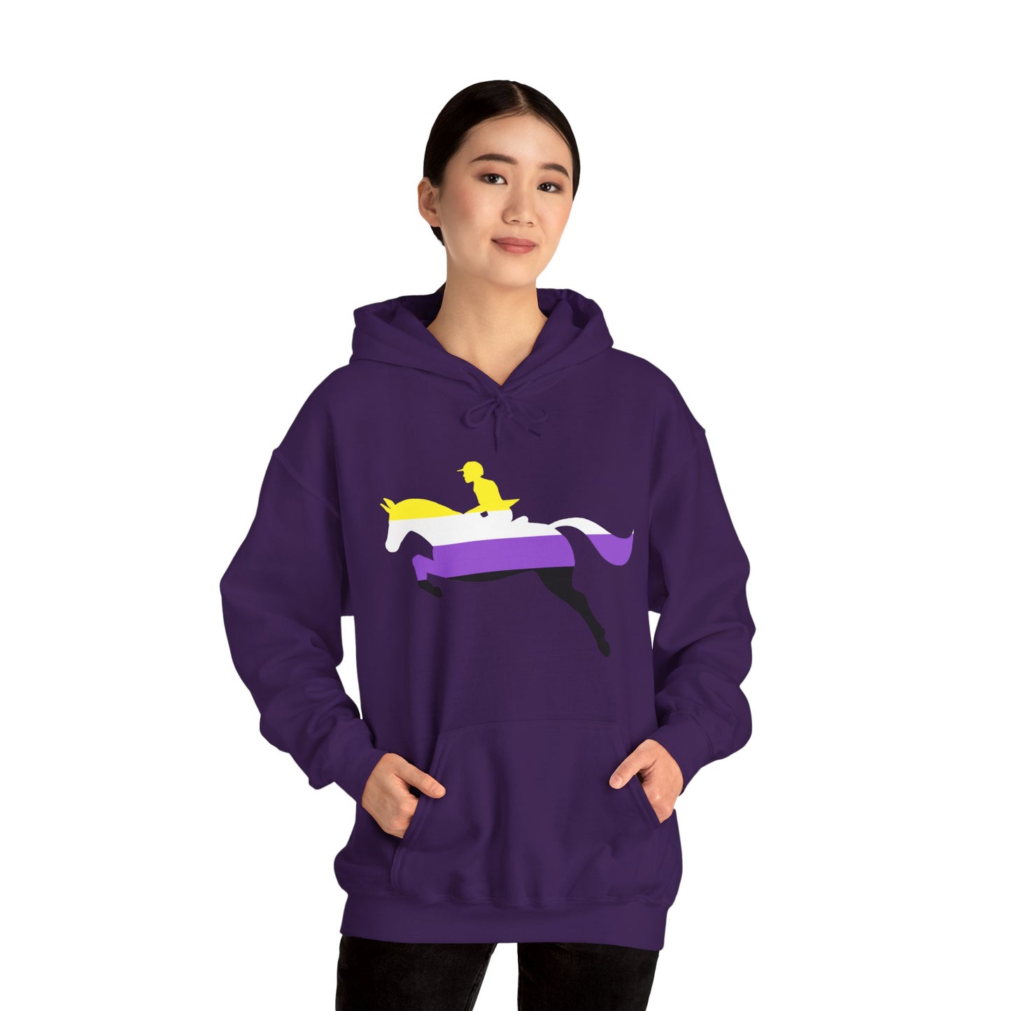 Nonbinary - PRIDE & HORSES Hooded Sweatshirt