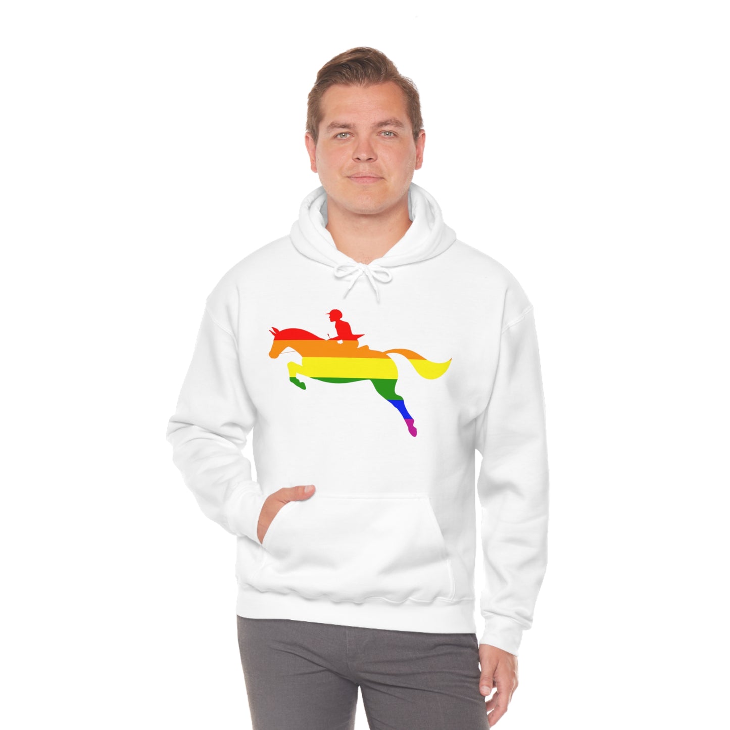 PRIDE, LOVE, and HORSES Hooded Sweatshirt