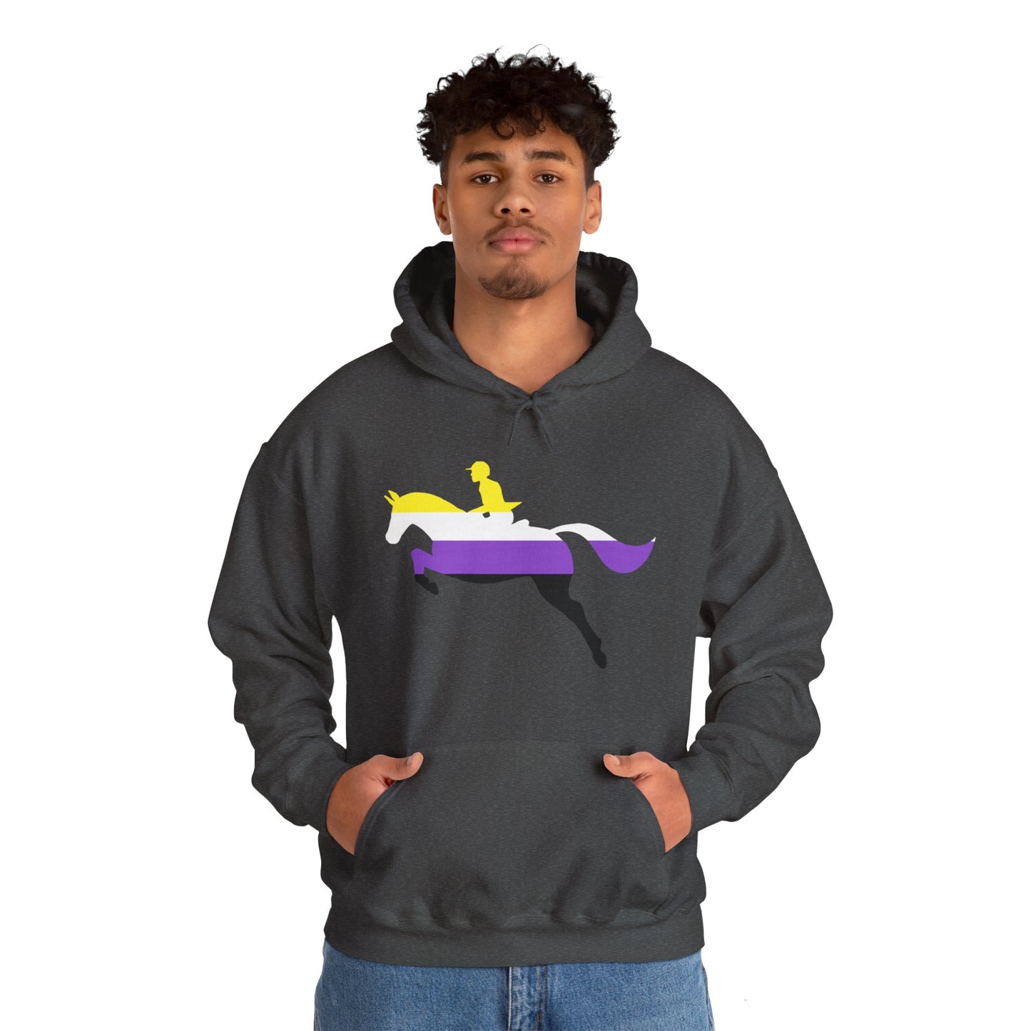 Nonbinary - PRIDE & HORSES Hooded Sweatshirt