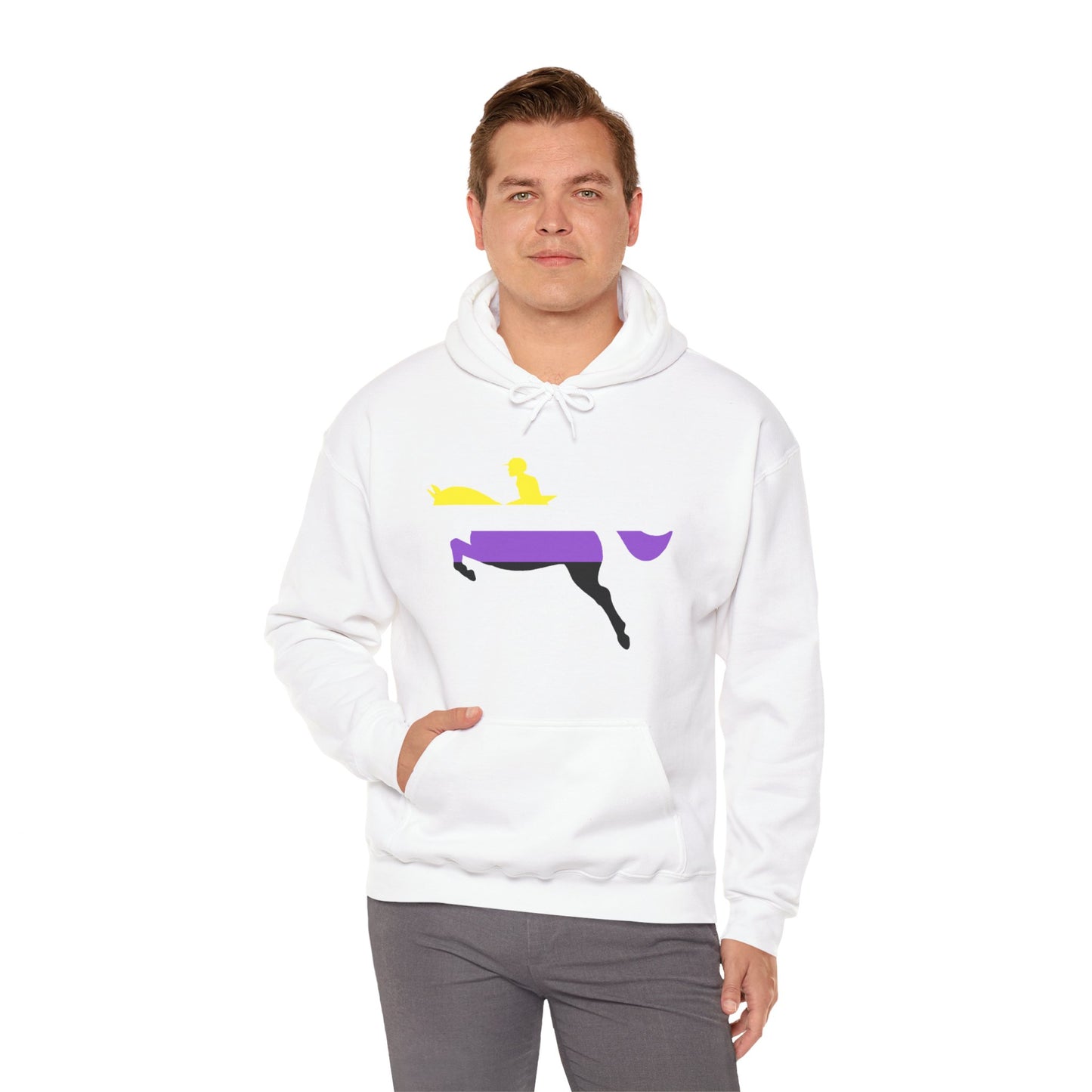 Nonbinary - PRIDE & HORSES Hooded Sweatshirt