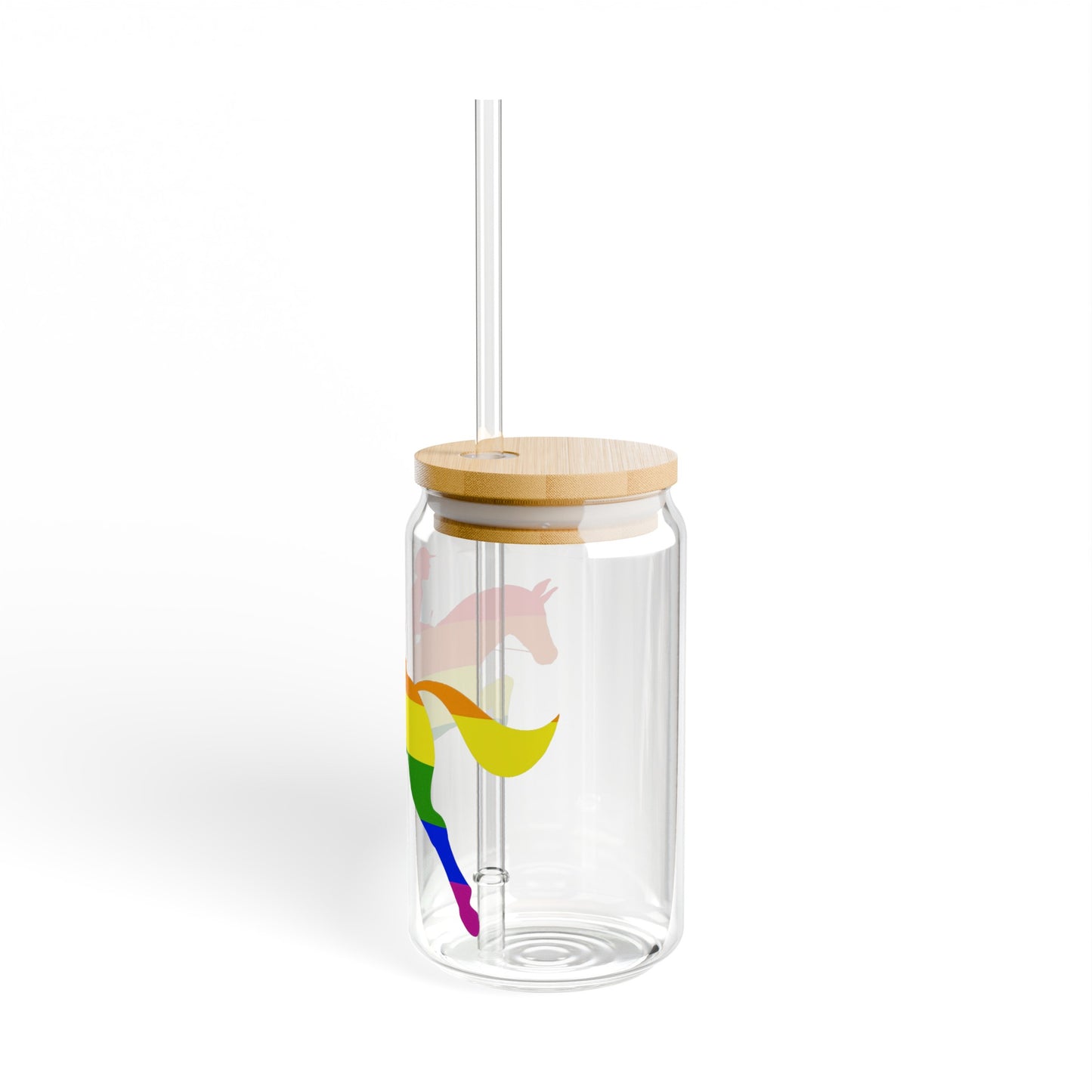 PRIDE JUMP Sipper Glass, 16oz