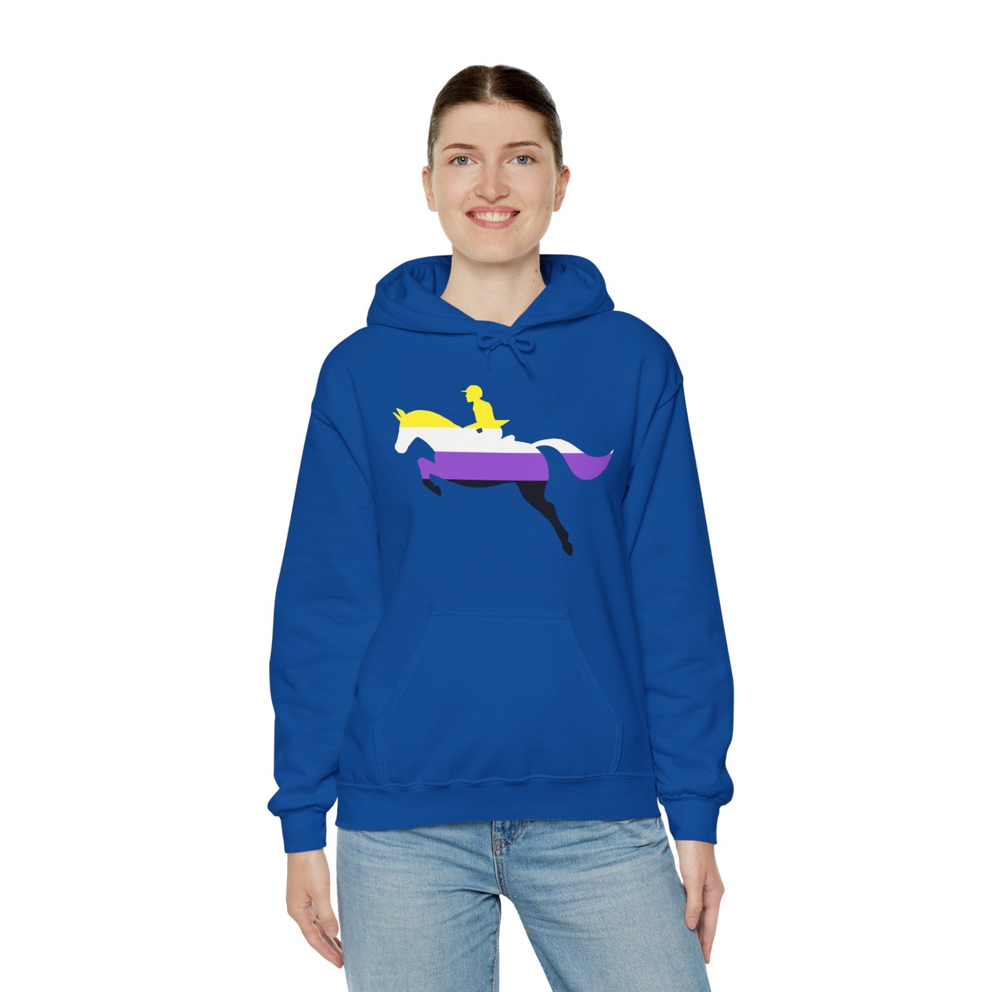 Nonbinary - PRIDE & HORSES Hooded Sweatshirt