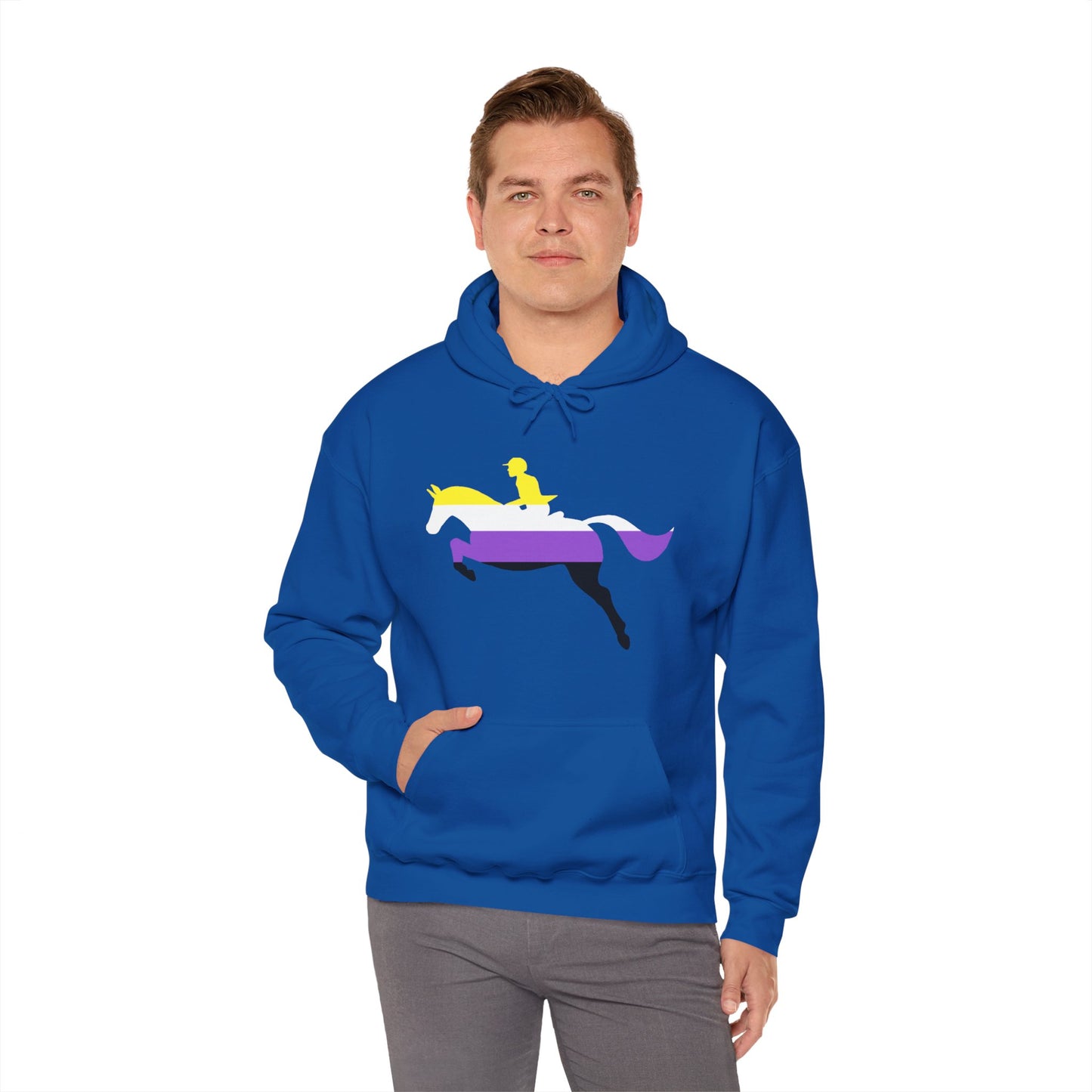 Nonbinary - PRIDE & HORSES Hooded Sweatshirt