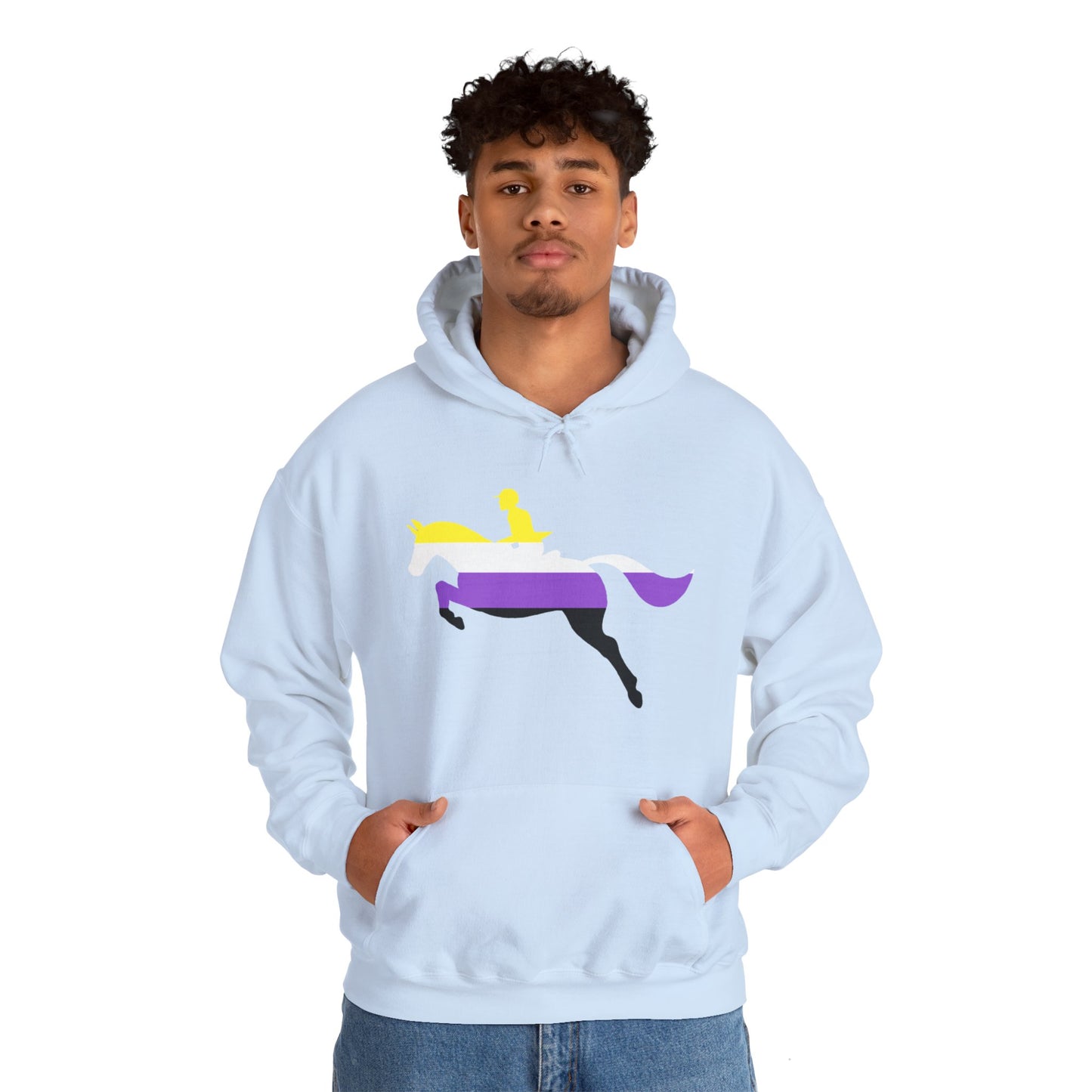 Nonbinary - PRIDE & HORSES Hooded Sweatshirt