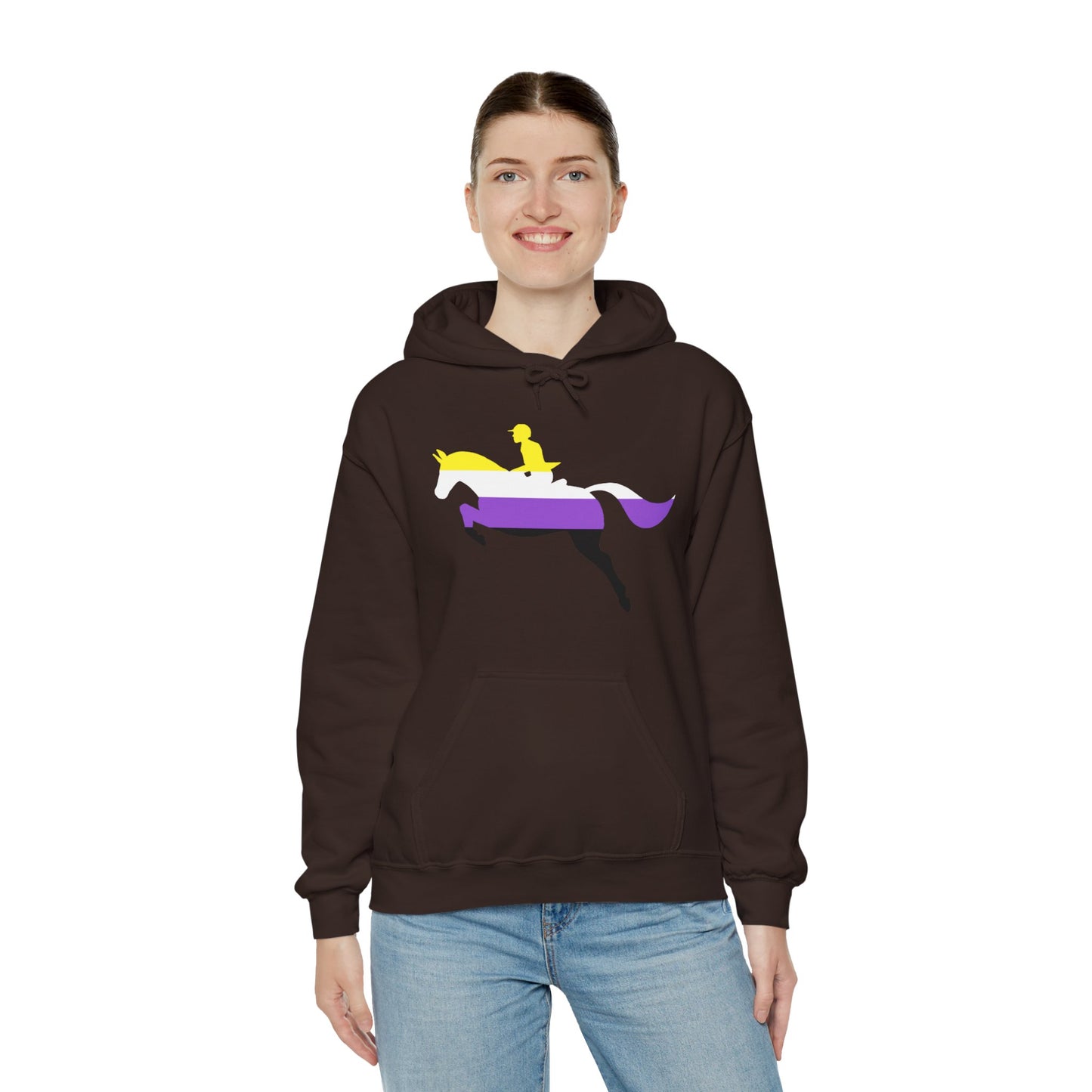 Nonbinary - PRIDE & HORSES Hooded Sweatshirt