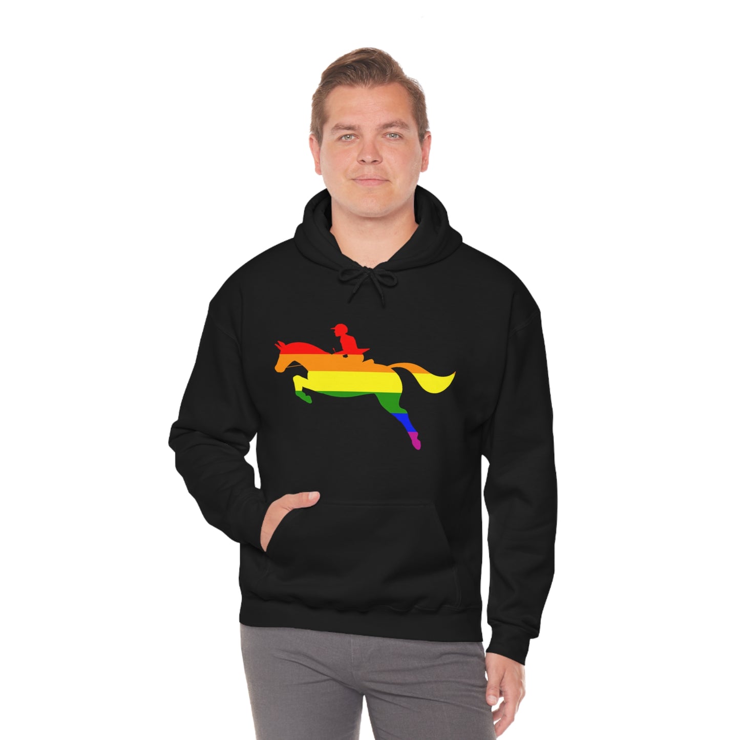 PRIDE, LOVE, and HORSES Hooded Sweatshirt