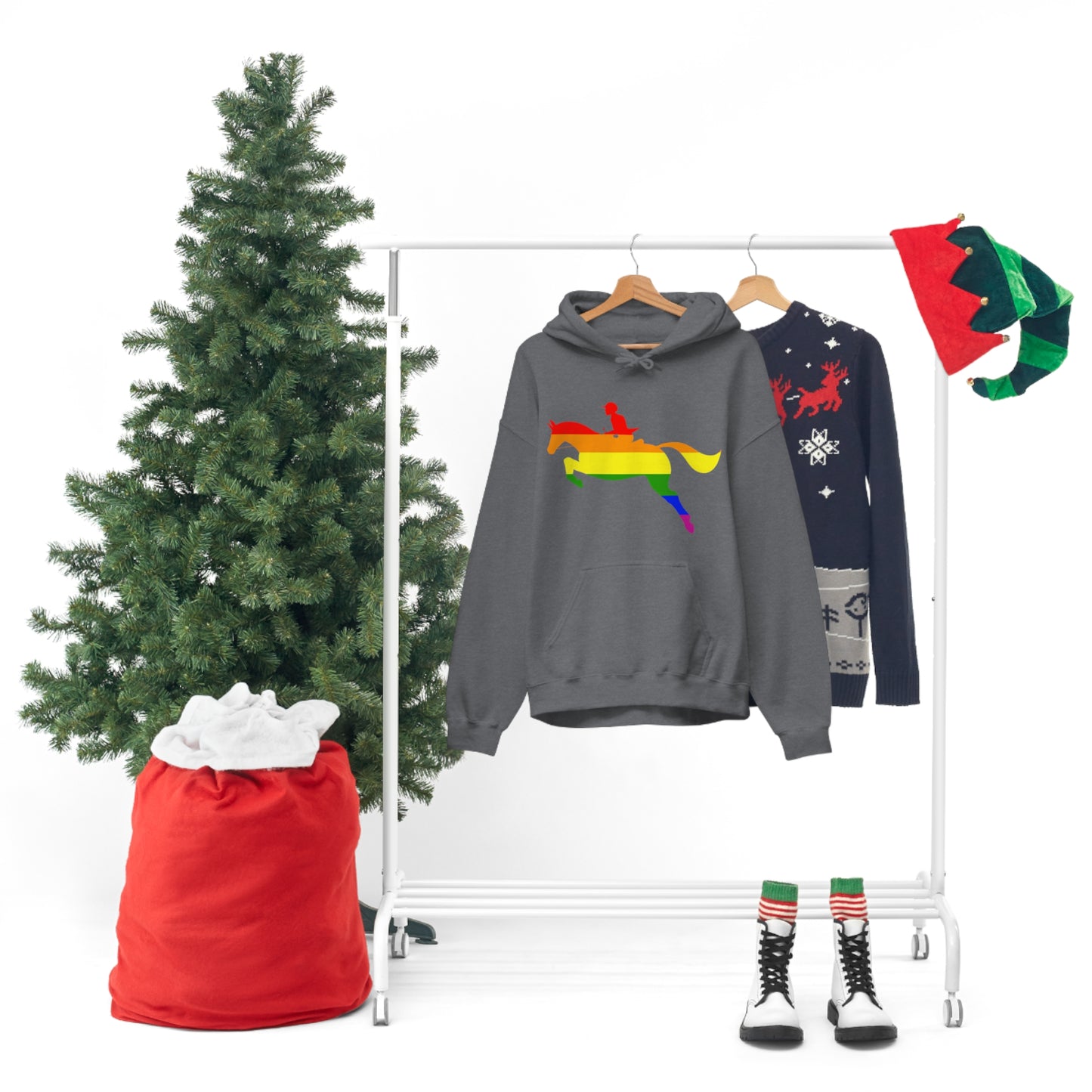 PRIDE, LOVE, and HORSES Hooded Sweatshirt