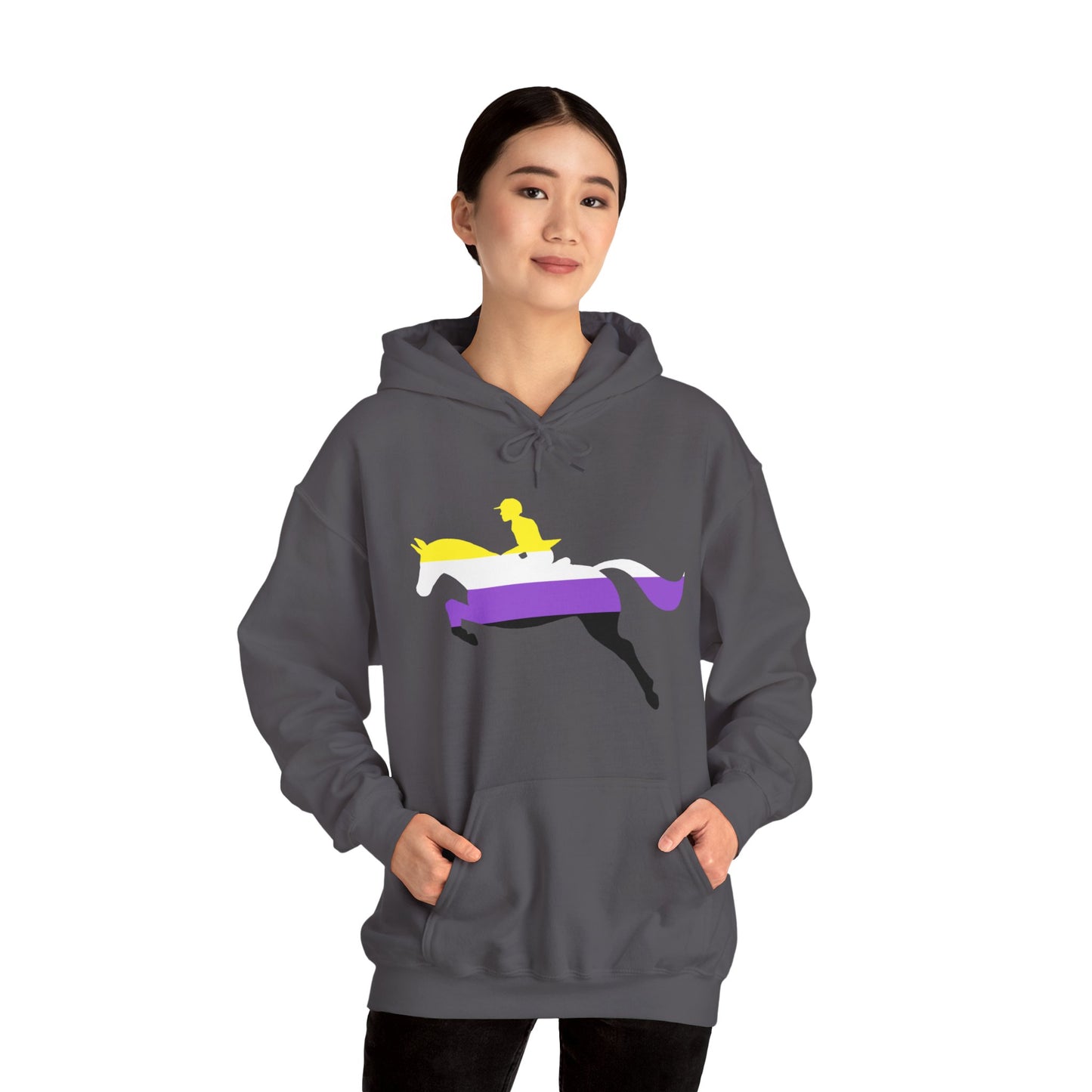 Nonbinary - PRIDE & HORSES Hooded Sweatshirt