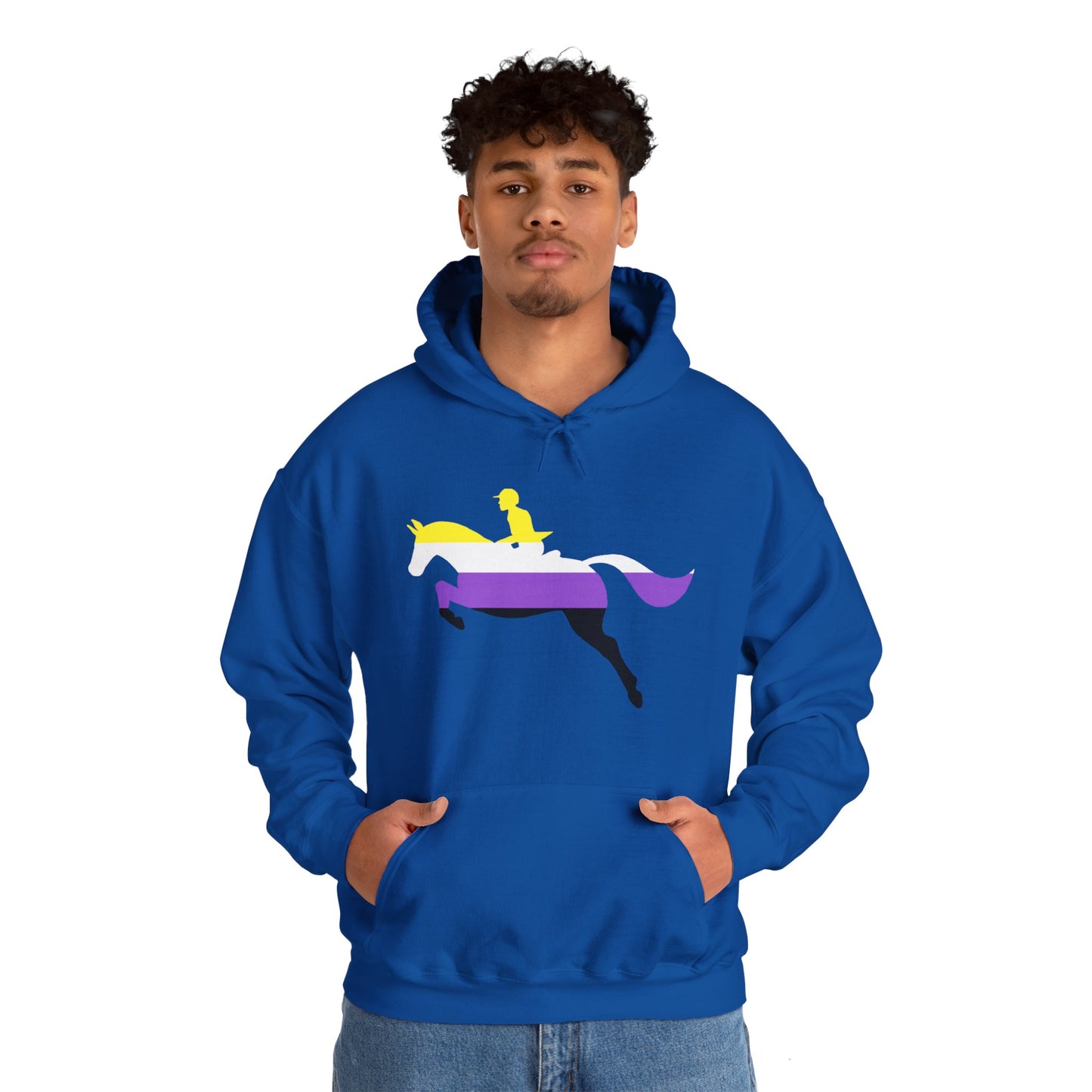 Nonbinary - PRIDE & HORSES Hooded Sweatshirt
