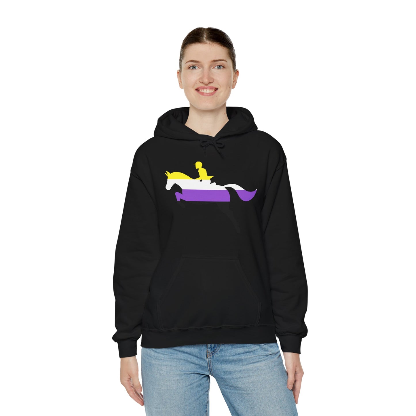 Nonbinary - PRIDE & HORSES Hooded Sweatshirt
