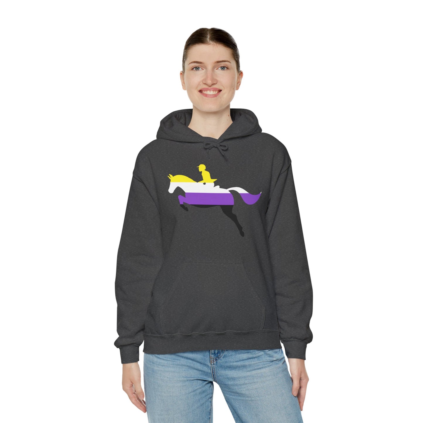 Nonbinary - PRIDE & HORSES Hooded Sweatshirt