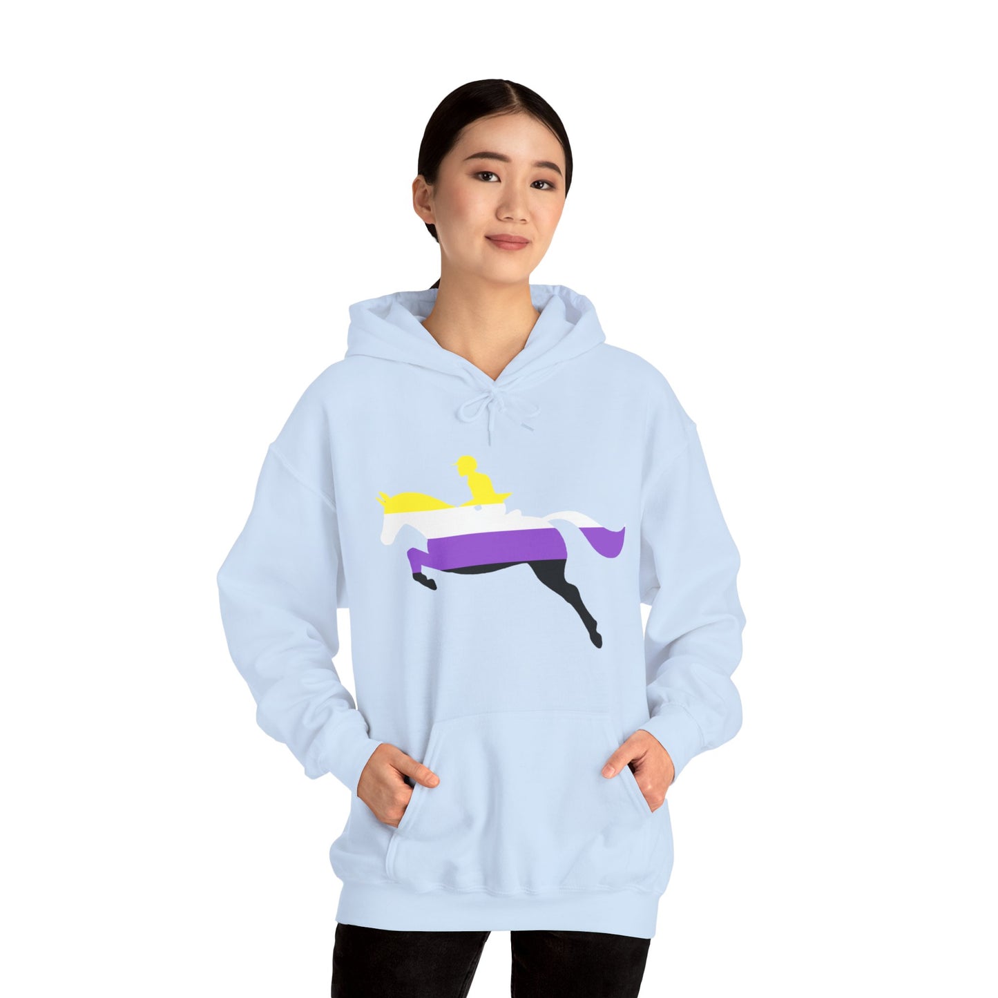 Nonbinary - PRIDE & HORSES Hooded Sweatshirt