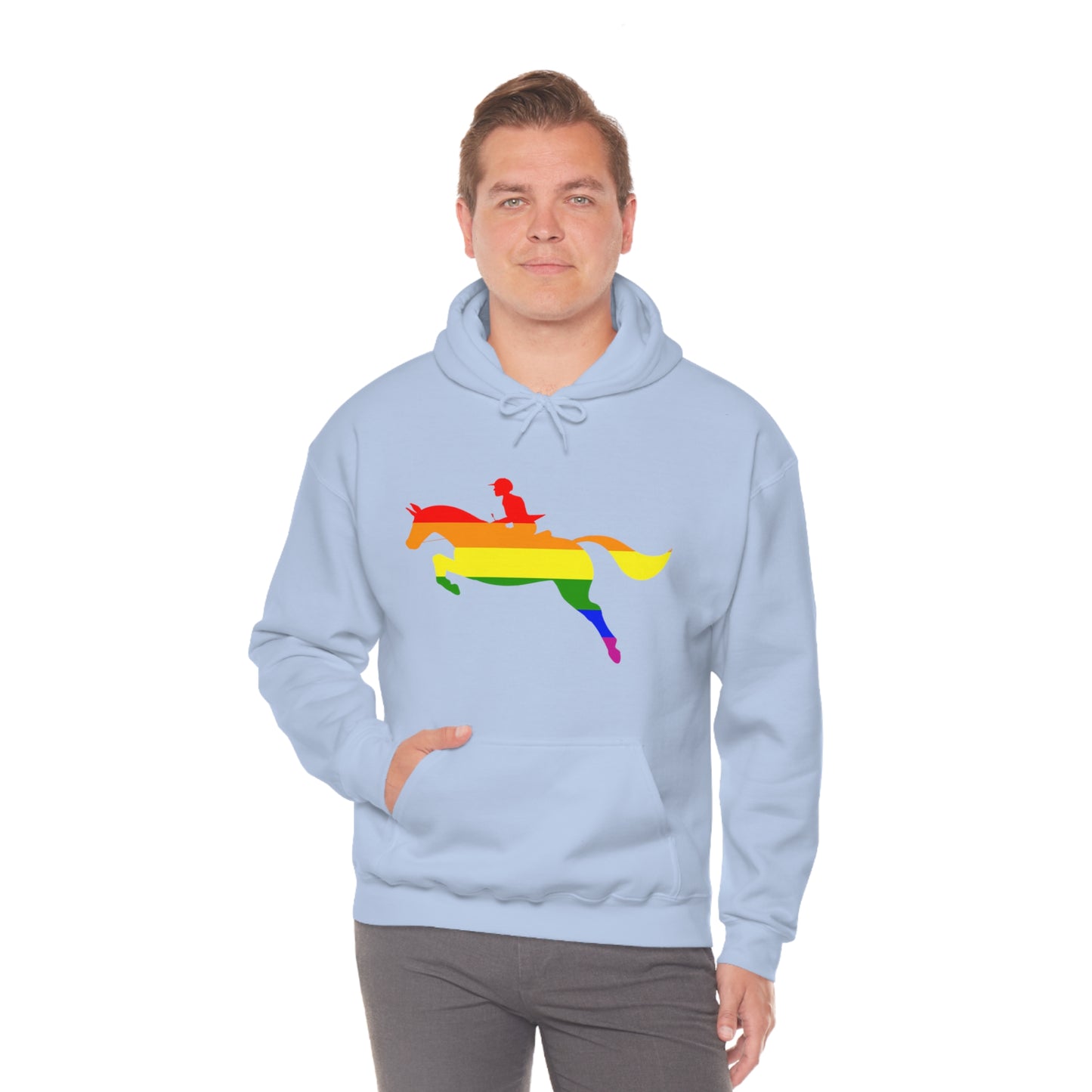 PRIDE, LOVE, and HORSES Hooded Sweatshirt