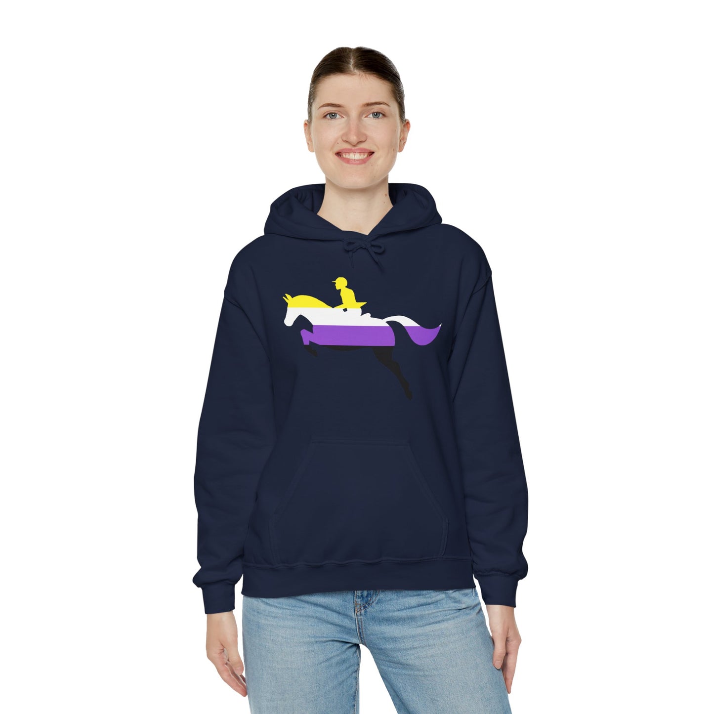 Nonbinary - PRIDE & HORSES Hooded Sweatshirt