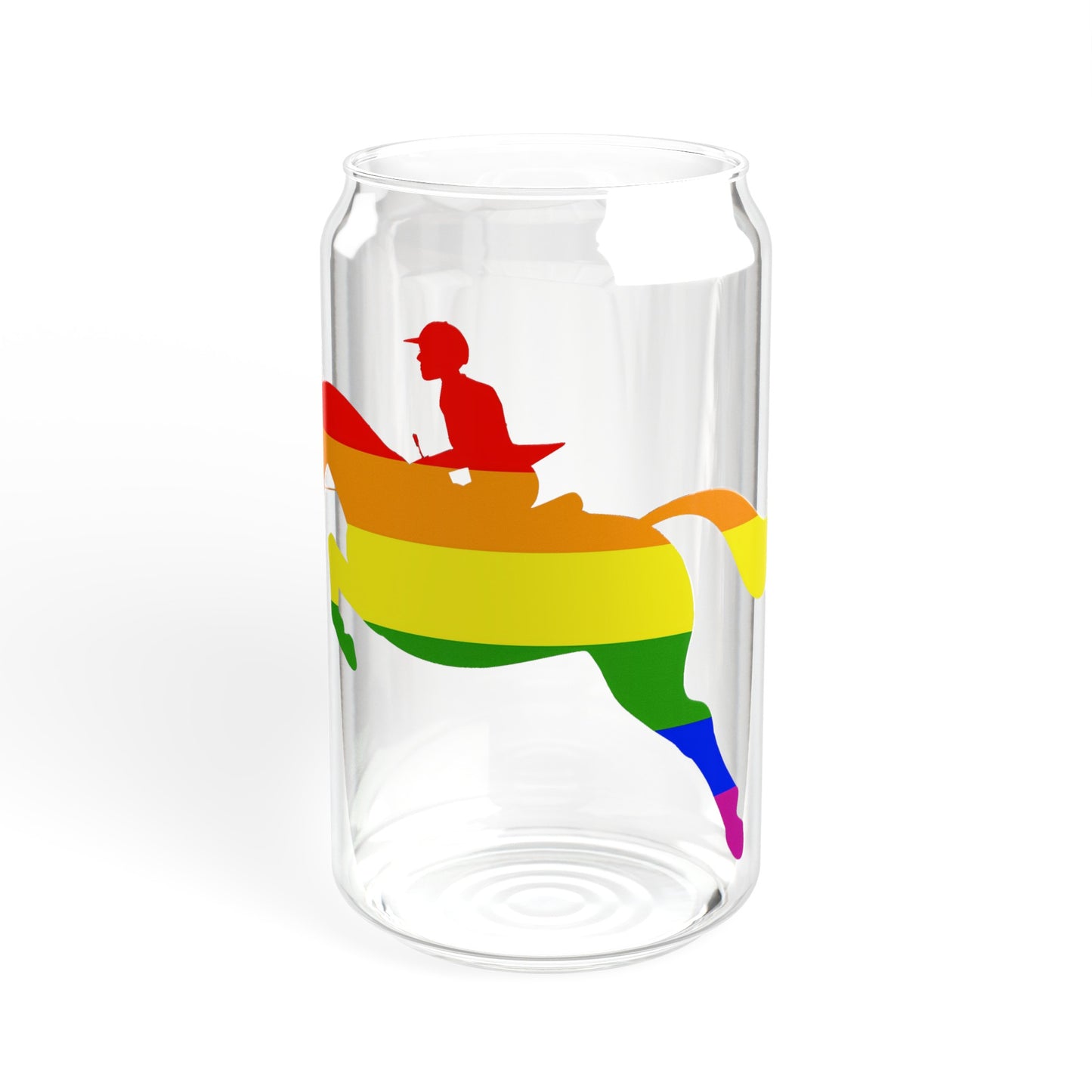 PRIDE JUMP Sipper Glass, 16oz