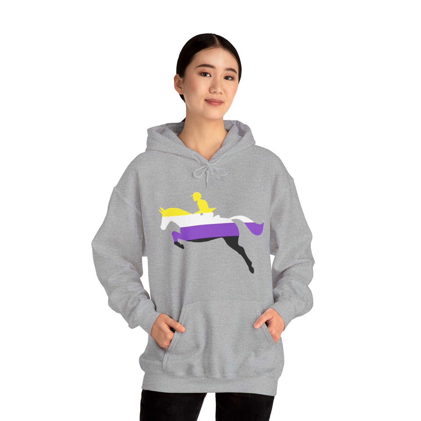 Nonbinary - PRIDE & HORSES Hooded Sweatshirt
