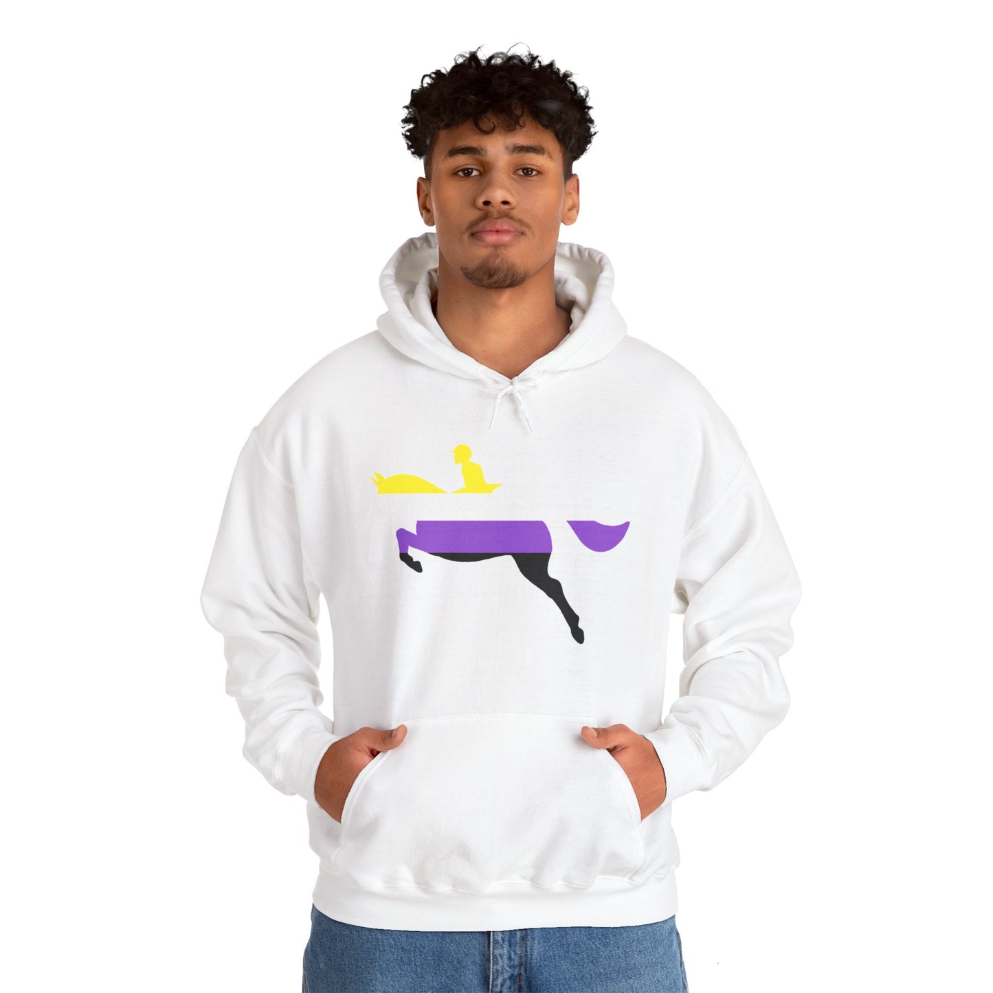 Nonbinary - PRIDE & HORSES Hooded Sweatshirt