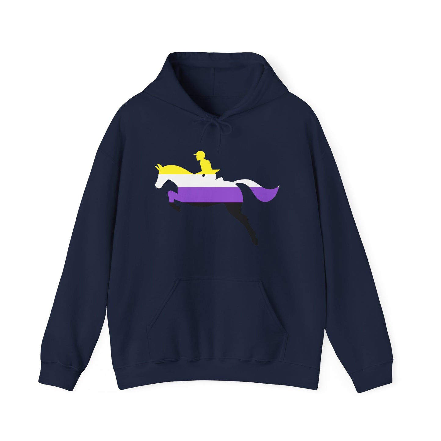 Nonbinary - PRIDE & HORSES Hooded Sweatshirt