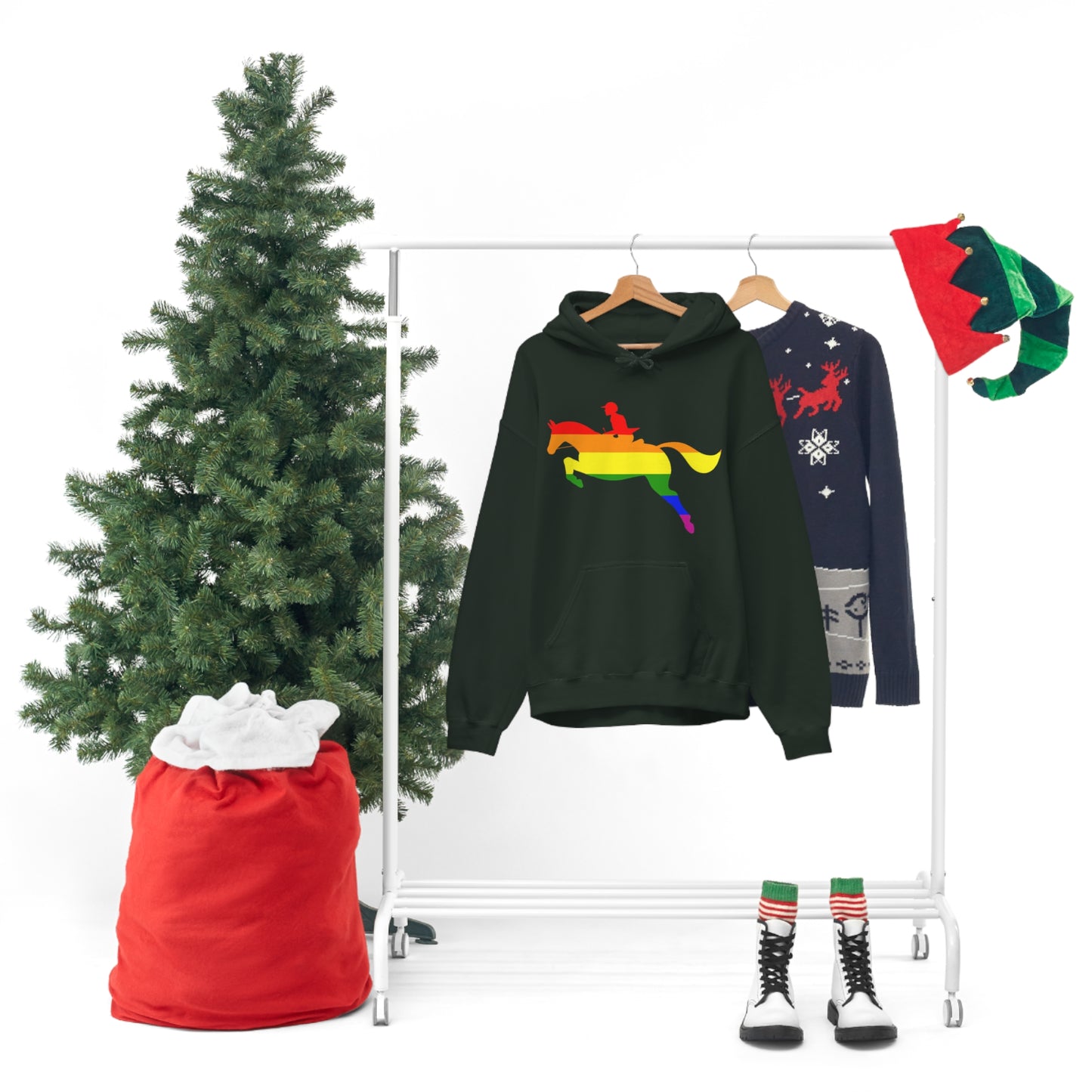 PRIDE, LOVE, and HORSES Hooded Sweatshirt