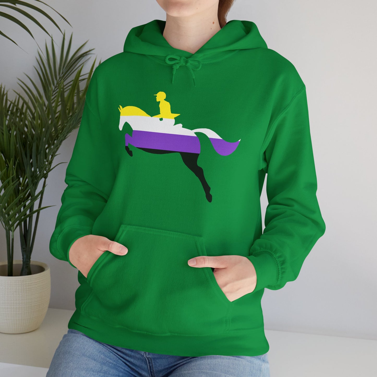 Nonbinary - PRIDE & HORSES Hooded Sweatshirt