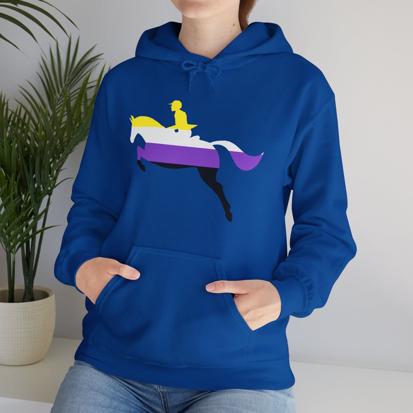 Nonbinary - PRIDE & HORSES Hooded Sweatshirt