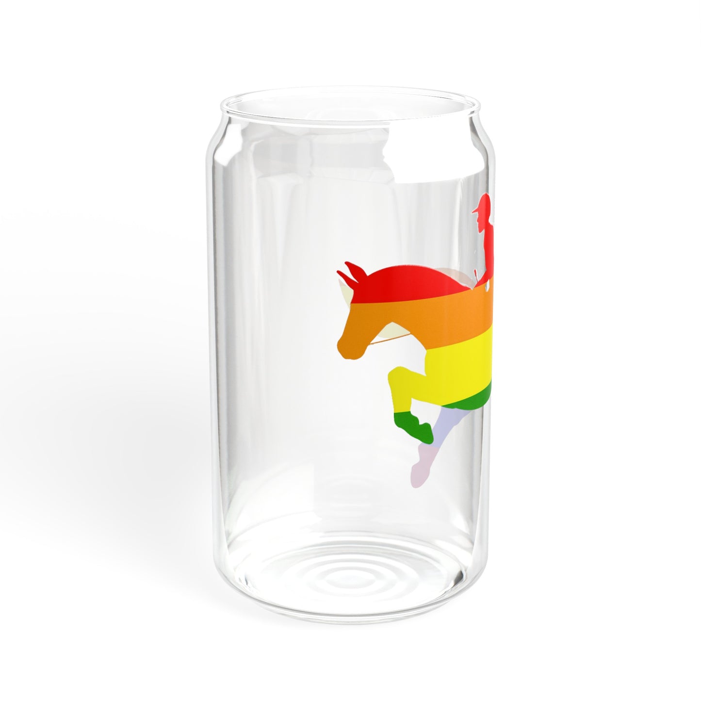 PRIDE JUMP Sipper Glass, 16oz