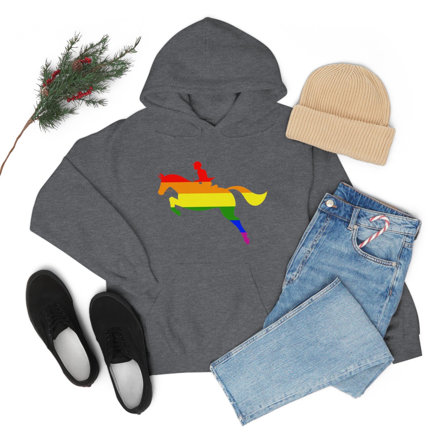 PRIDE, LOVE, and HORSES Hooded Sweatshirt