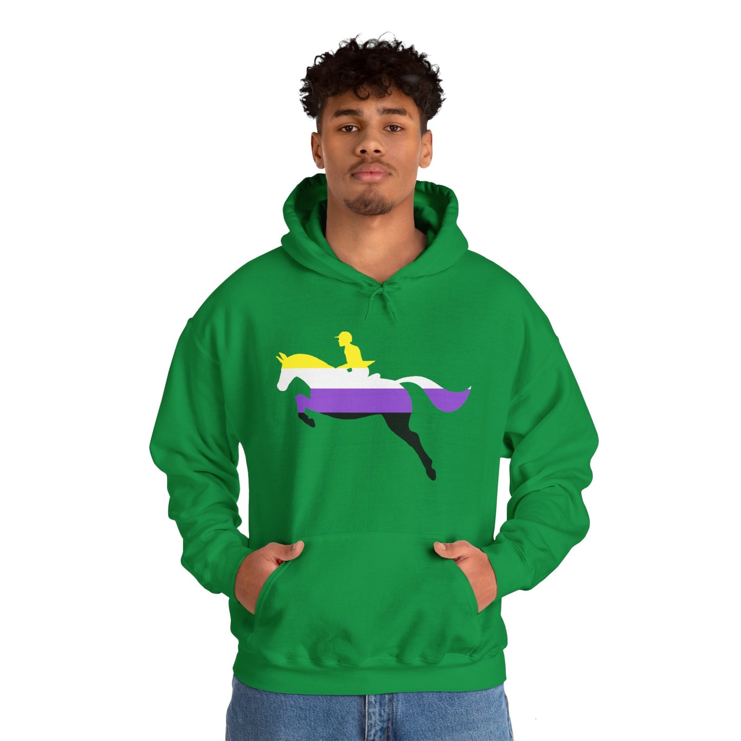 Nonbinary - PRIDE & HORSES Hooded Sweatshirt