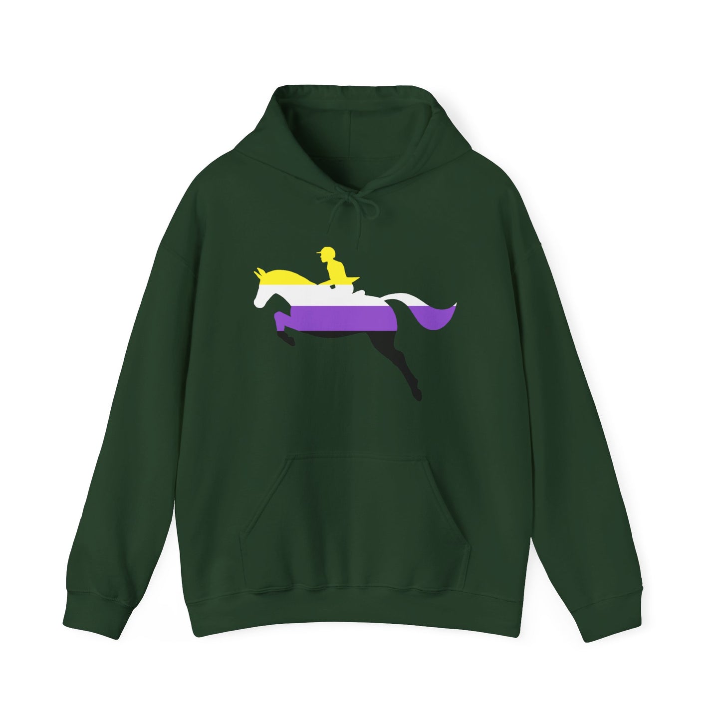 Nonbinary - PRIDE & HORSES Hooded Sweatshirt